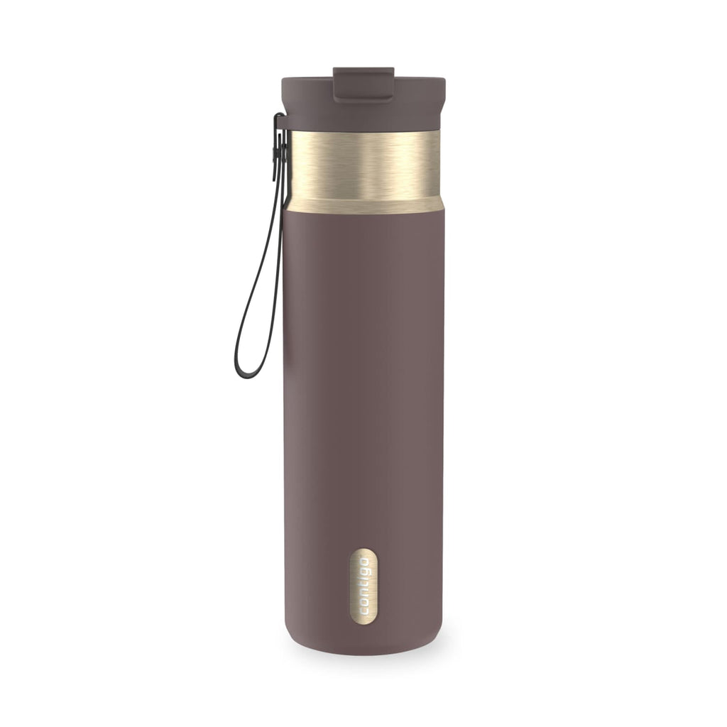 Contigo DualSip 24 oz Leakproof Insulated Water Bottle with Carrying Strap and 2-Way Lid - 9XU3