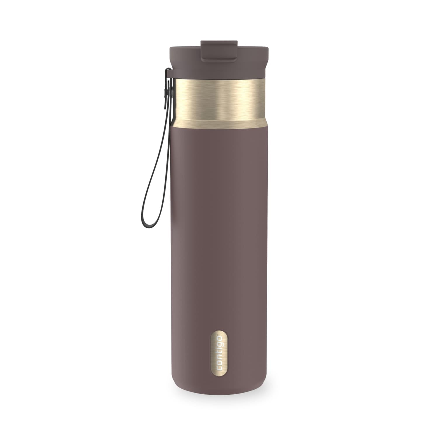 Contigo DualSip 24 oz Leakproof Insulated Water Bottle with Carrying Strap and 2-Way Lid - 9XU3