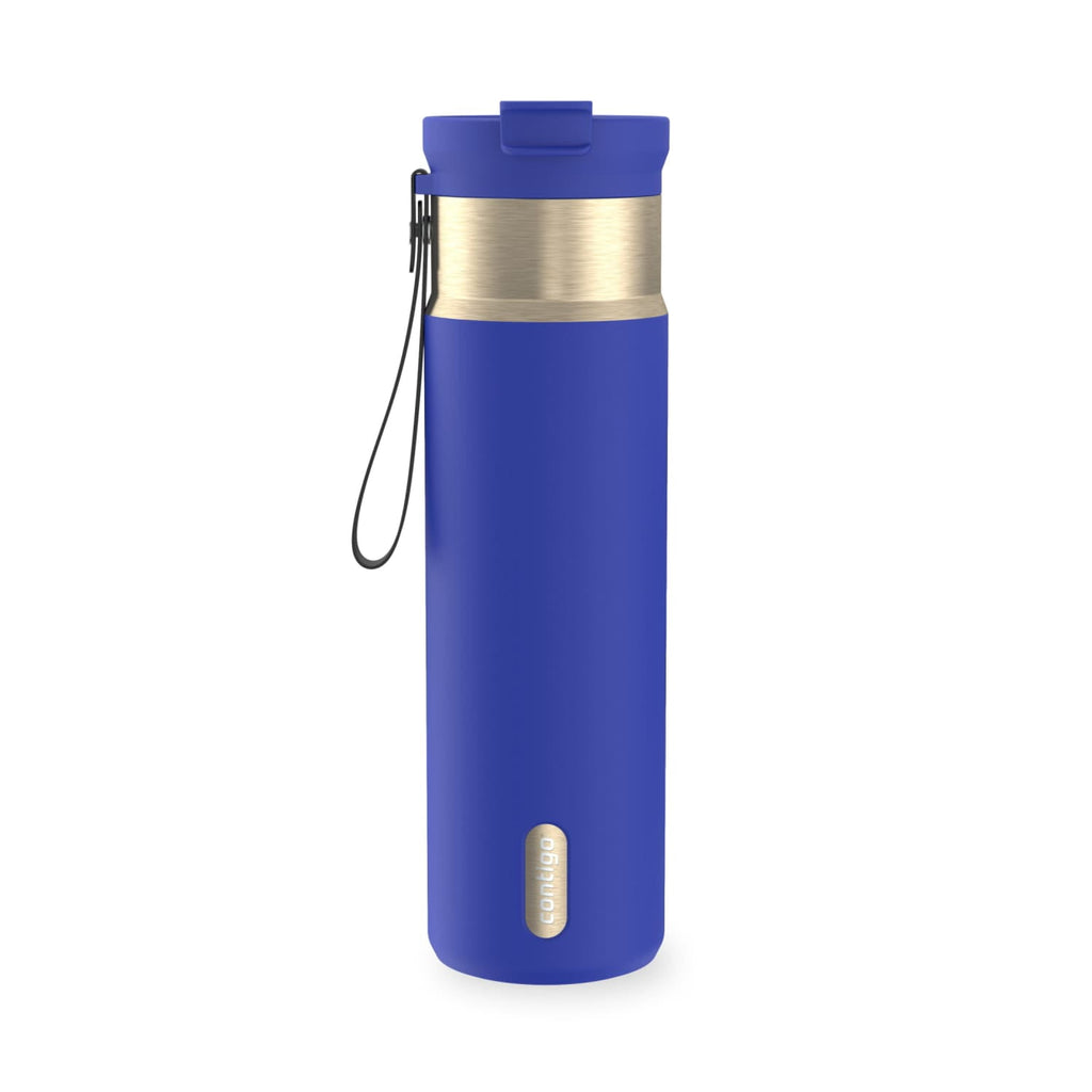 Contigo DualSip 24 oz Leakproof Insulated Water Bottle with Carrying Strap and 2-Way Lid - 9XU3