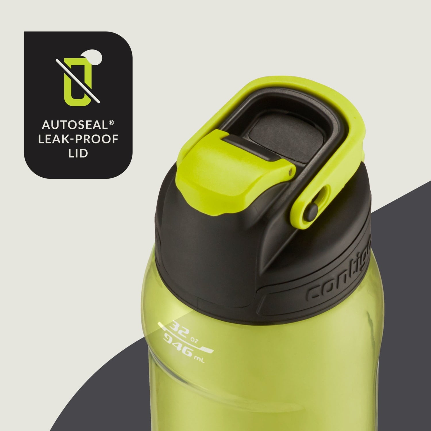 Contigo Fit Water Bottle with AUTOSEAL Lid, 32oz., Bolt - IIGU