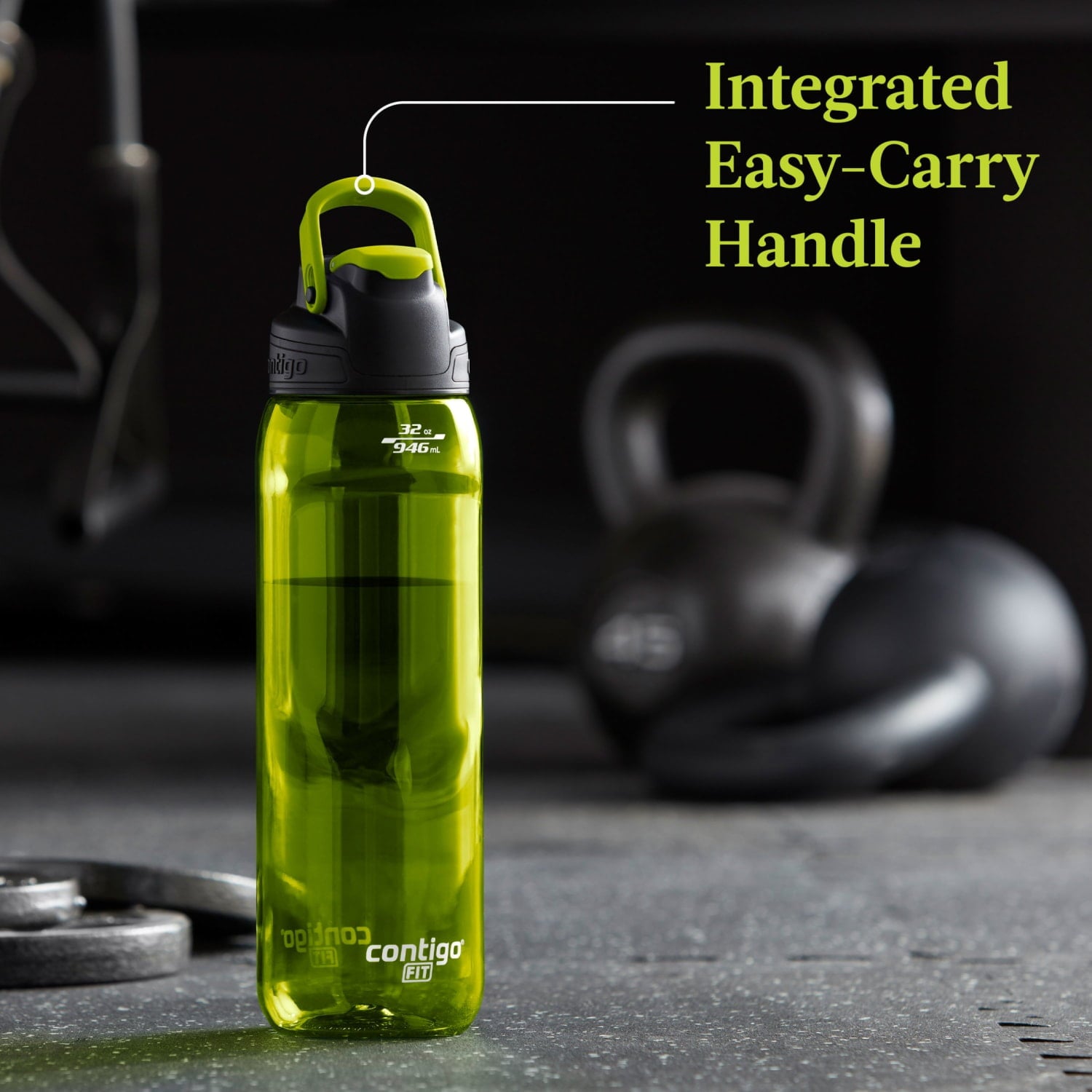 Contigo Fit Water Bottle with AUTOSEAL Lid, 32oz., Bolt - IIGU