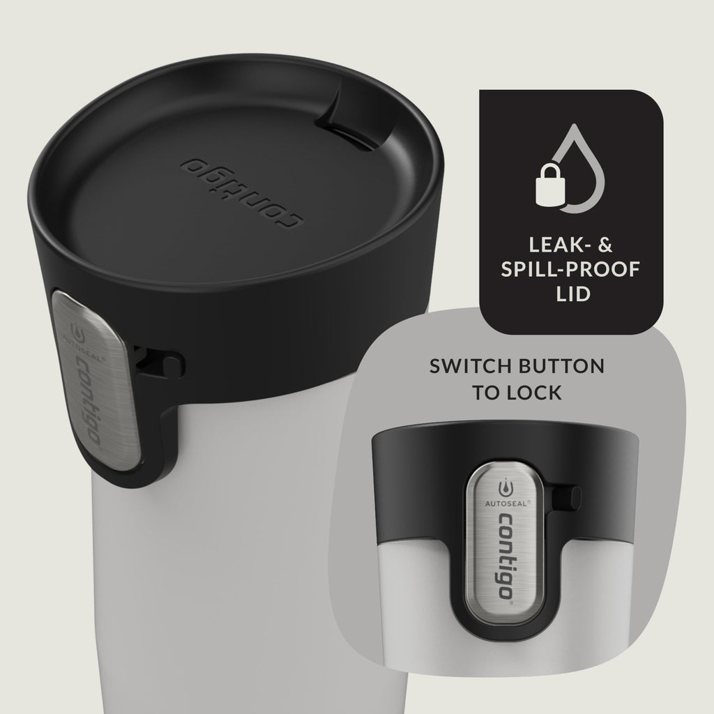 Contigo AUTOSEAL West Loop Vacuum-Insulated Stainless Steel Travel Mug with Easy-Clean Lid, 12oz - X02G