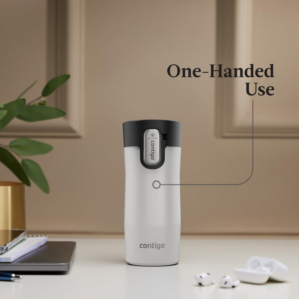 Contigo AUTOSEAL West Loop Vacuum-Insulated Stainless Steel Travel Mug with Easy-Clean Lid, 12oz - X02G
