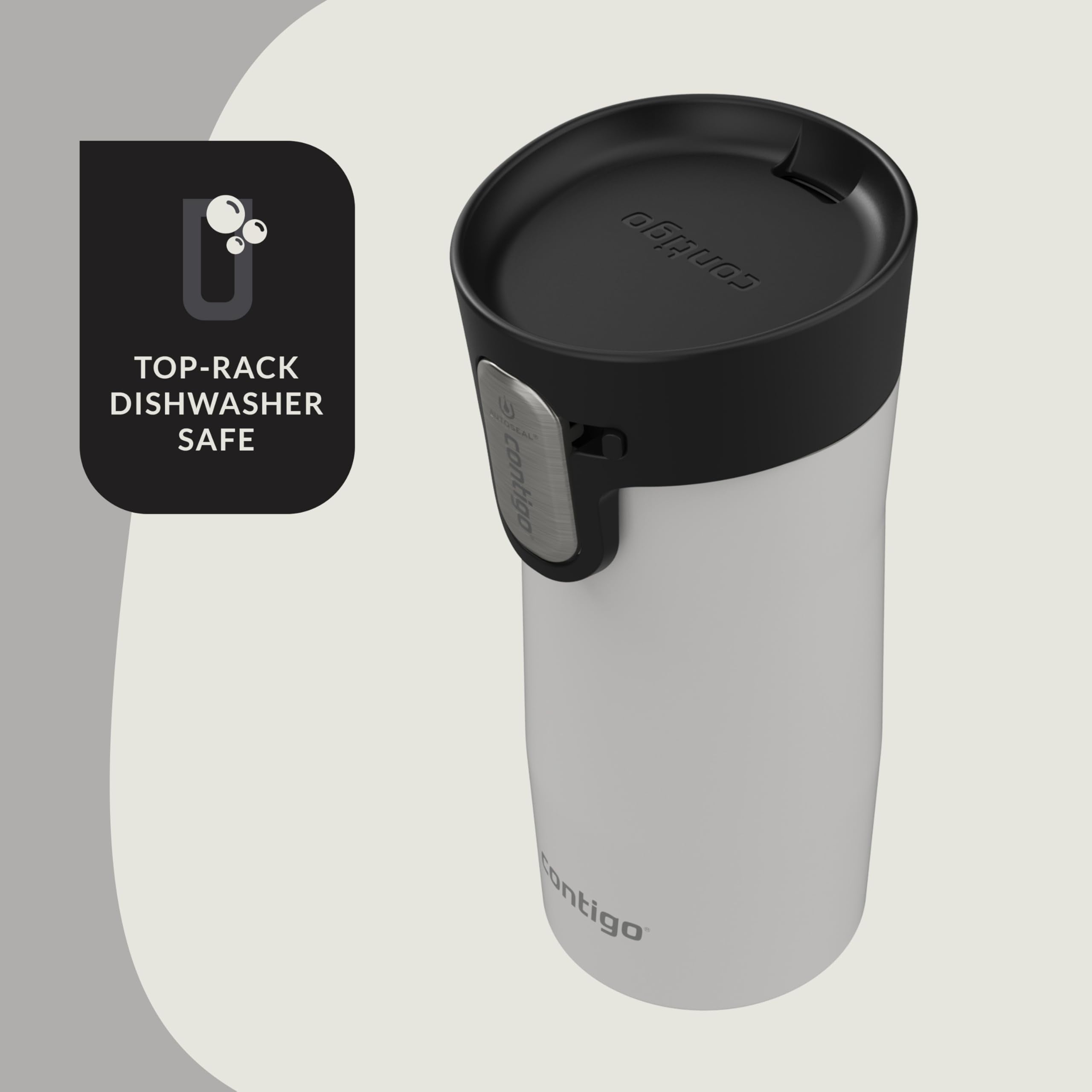 Contigo AUTOSEAL West Loop Vacuum-Insulated Stainless Steel Travel Mug with Easy-Clean Lid, 12oz - X02G