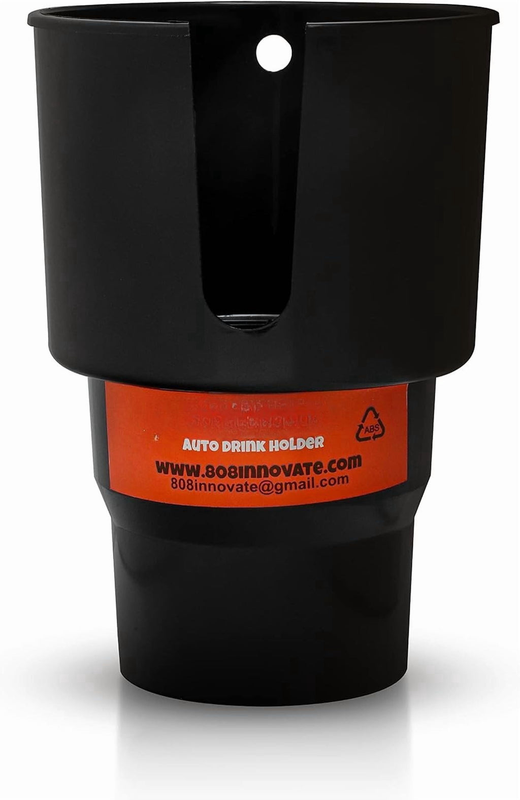 Cup Holder Expander - Fits Hydro Flasks 32/40 oz, Nalgene,  &amp; Large Bottles up to 3.8  Wide - for  up to 3.2  Wide - Black - BNO2