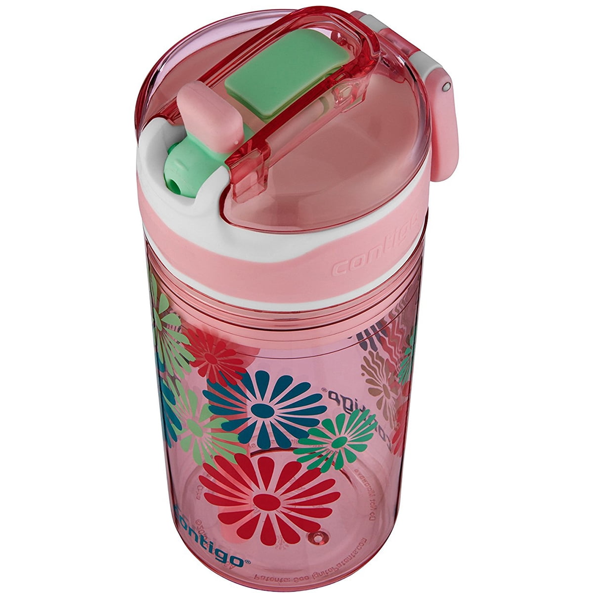 Contigo 13 oz. Kid's Snack Hero Drink Tumbler - Ballet Slipper Pink with Flowers - IF2Q