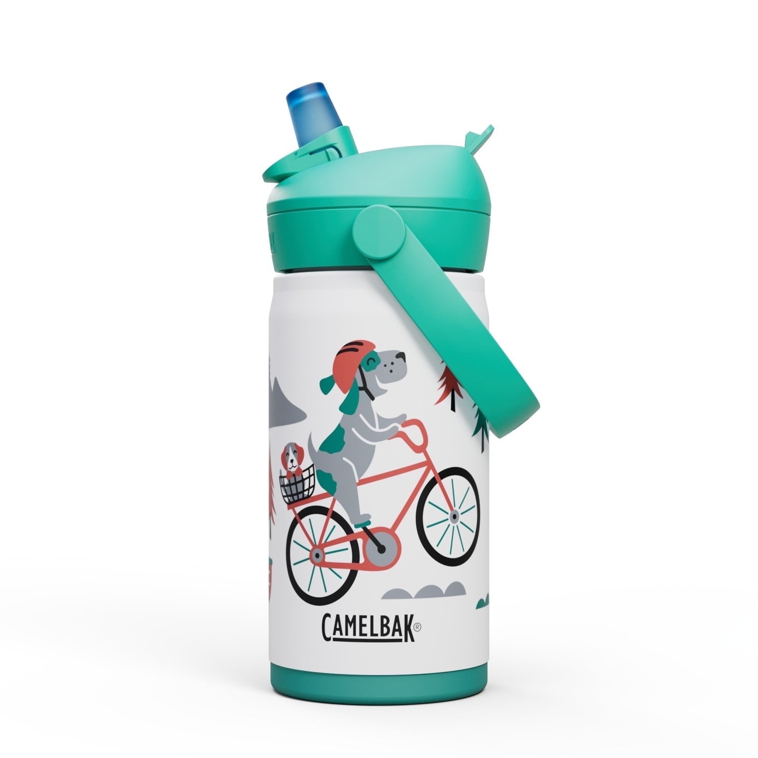 Camelbak Thrive™ Flip Straw Kids Stainless 12oz Water Bottle, Dino Jam - HA5N
