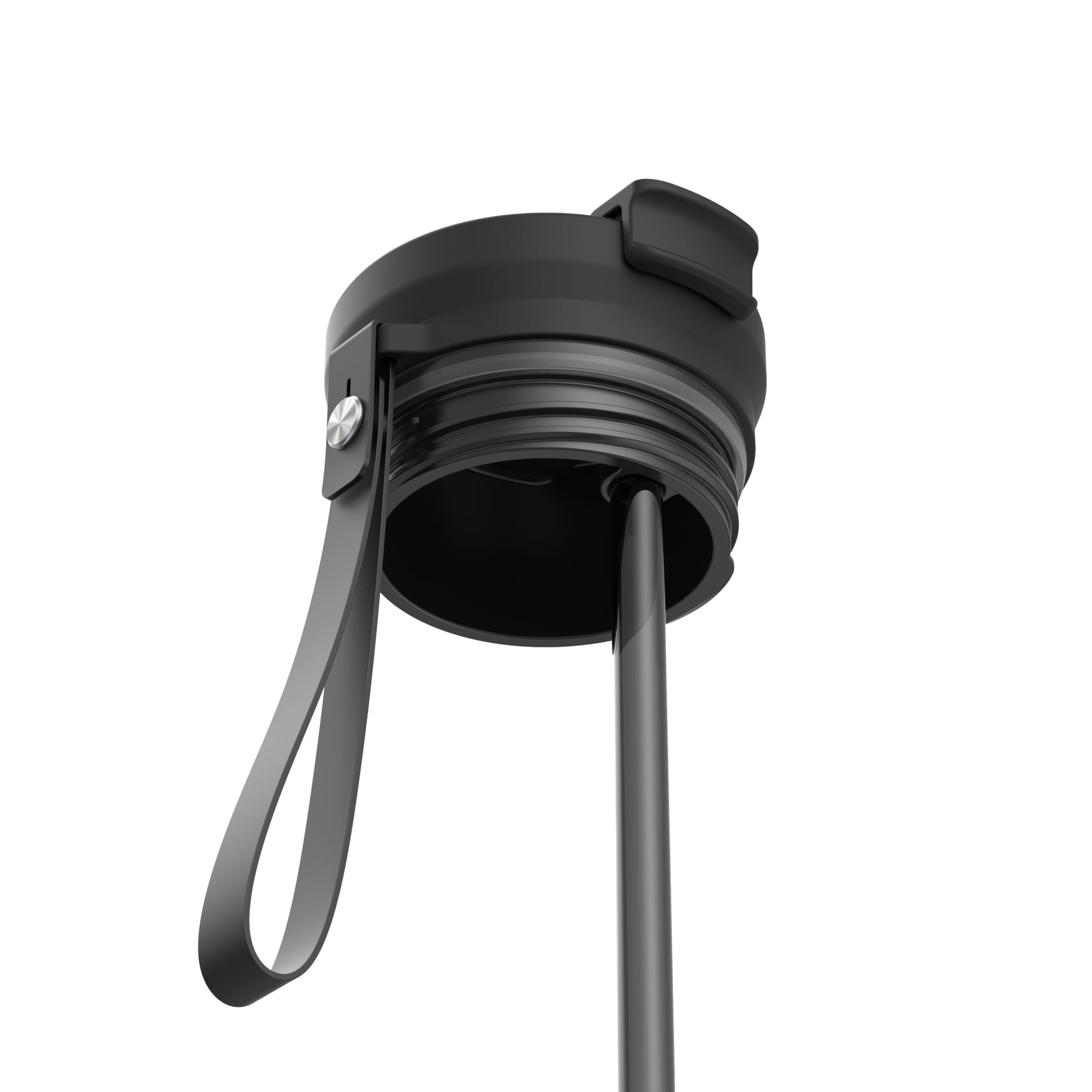 Contigo DualSip Leakproof Stainless Steel Reusable Water Bottle Tumbler with Carrying Strap, Cream/Champagne, 24 oz - O6YL