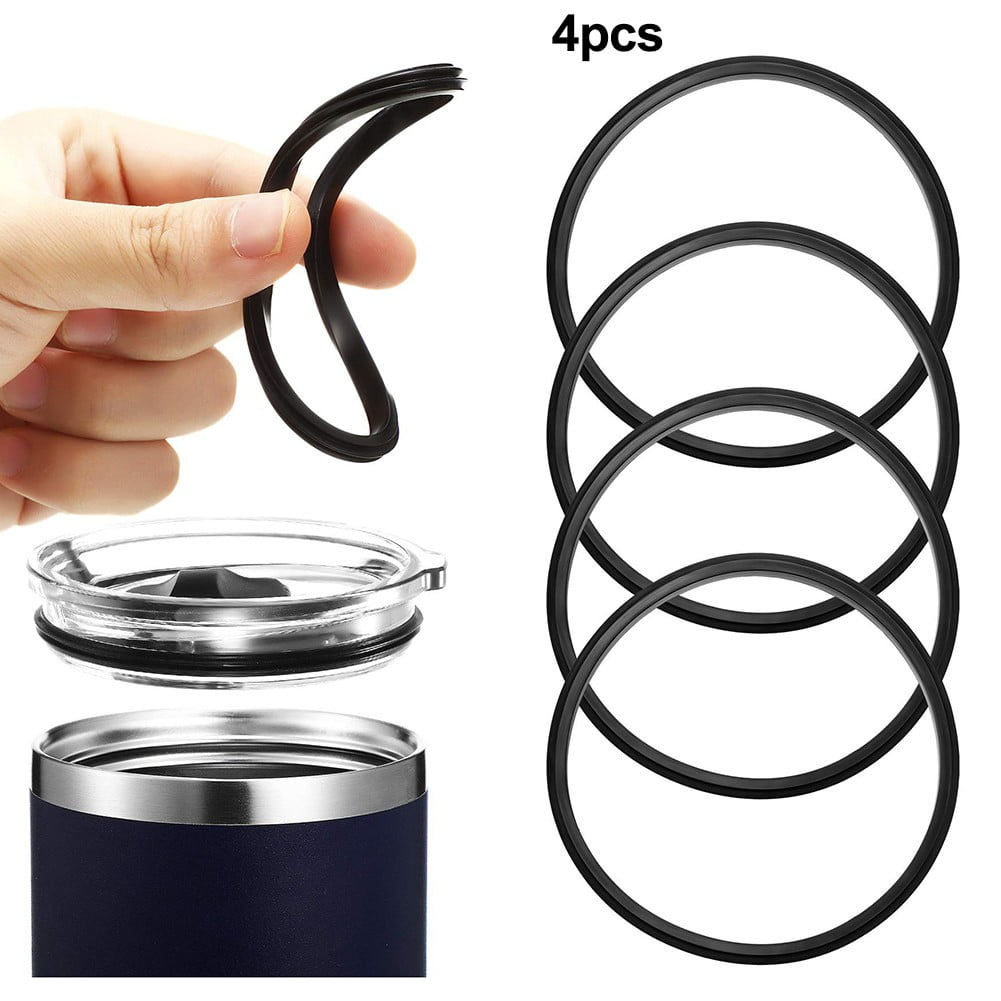 4 Pack Gaskets Compatible for Contigo Snapseal Byron Travel Mug 16oz &amp; 20oz, Replacement Rubber Seal for Contigo Snapseal Lid, Replacement Silicone Part for Contigo Coffee Travel Tumbler - ND9F