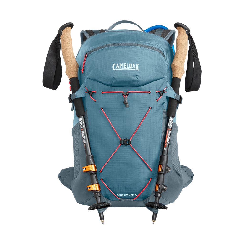 Camelbak Women's Fourteener™ 24 100oz, Smoke Blue/Fiery Coral - P7P6