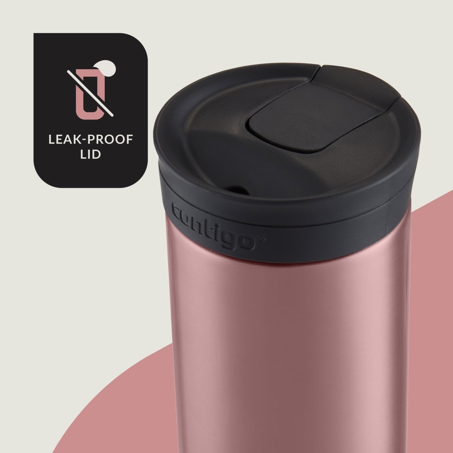 Contigo 16 oz. Huron 2.0 SnapSeal Stainless Steel Travel Mug - Licorice - ZQ5S