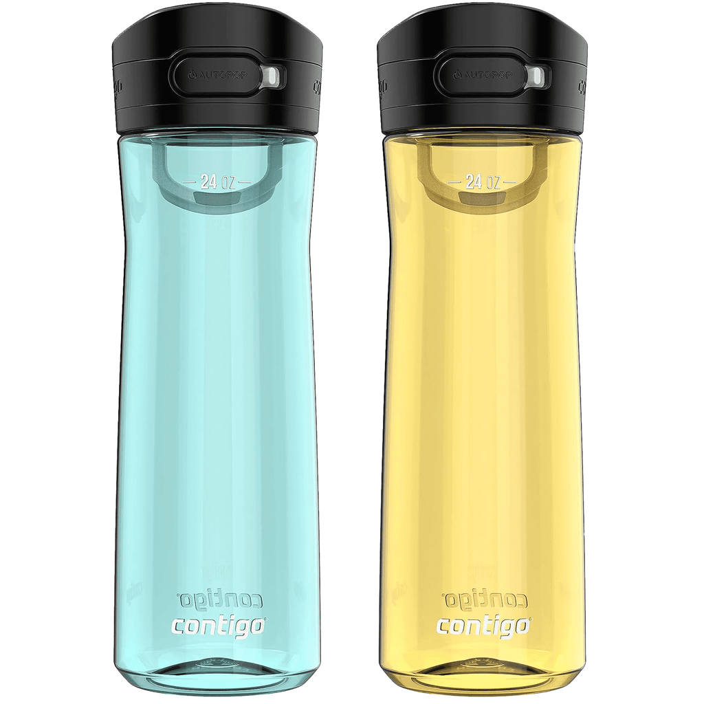 Contigo 24 oz. Jackson 2.0 Tritan Water Bottle 2-Pack - Jade Vine/Pineapple - P9AP