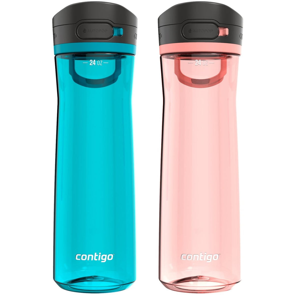 Contigo 24 oz. Jackson 2.0 Tritan Water Bottle 2-Pack - Jade Vine/Pineapple - P9AP