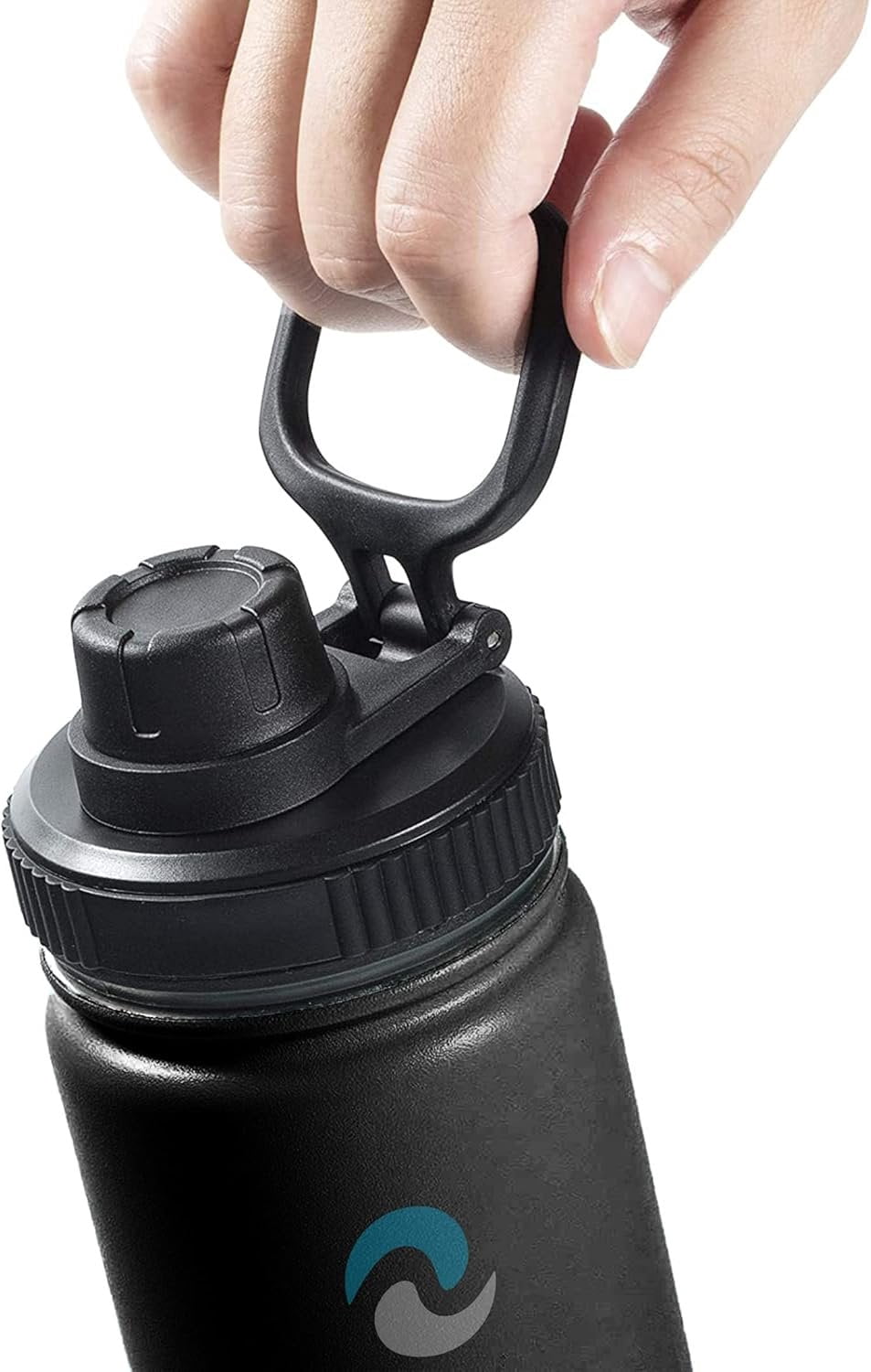 Hydraflow Wide Mouth Spout Twist Chug Nalgene Replacement Lid | Compatible with Nalgene 32 oz Wide Mouth Lid, Hydroflask &amp; Many  Top Water Bottle Brands Sizes 12 16 18 20 32 40 64 Oz - DTOZ