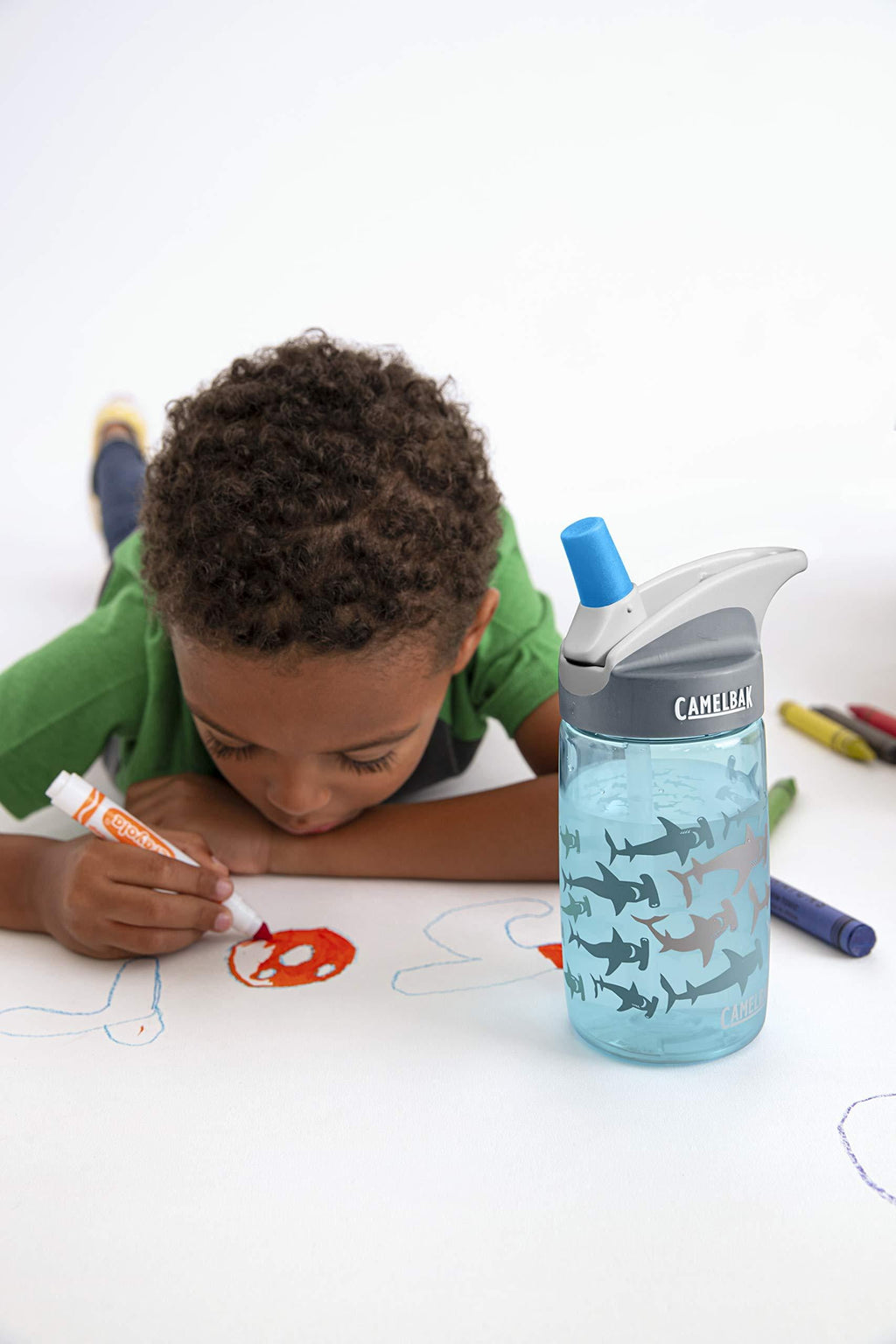 CamelBak Eddy Kids Water Bottle, Airplane Bandits.4 L - 0IPO