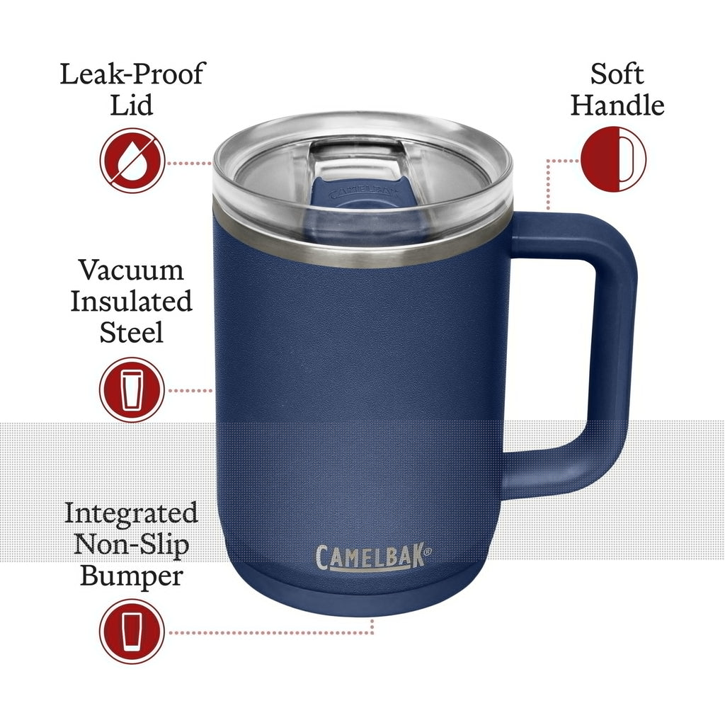 Camelbak Thrive Mug, 16oz Stainless, Navy - OXQI