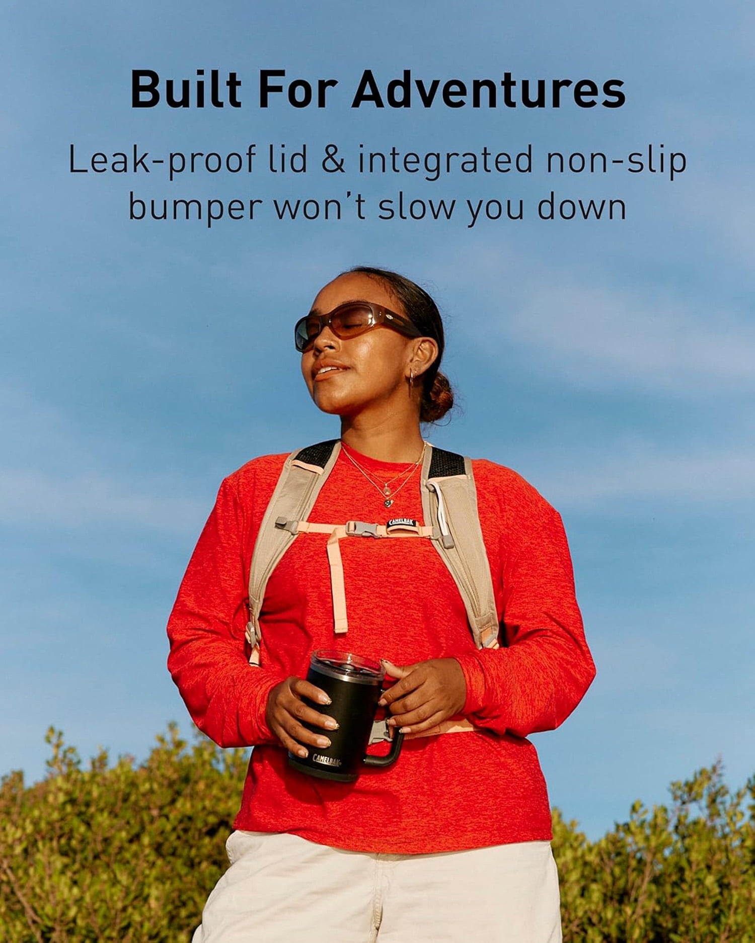 Camelbak Thrive Mug, 16oz Stainless, Navy - OXQI