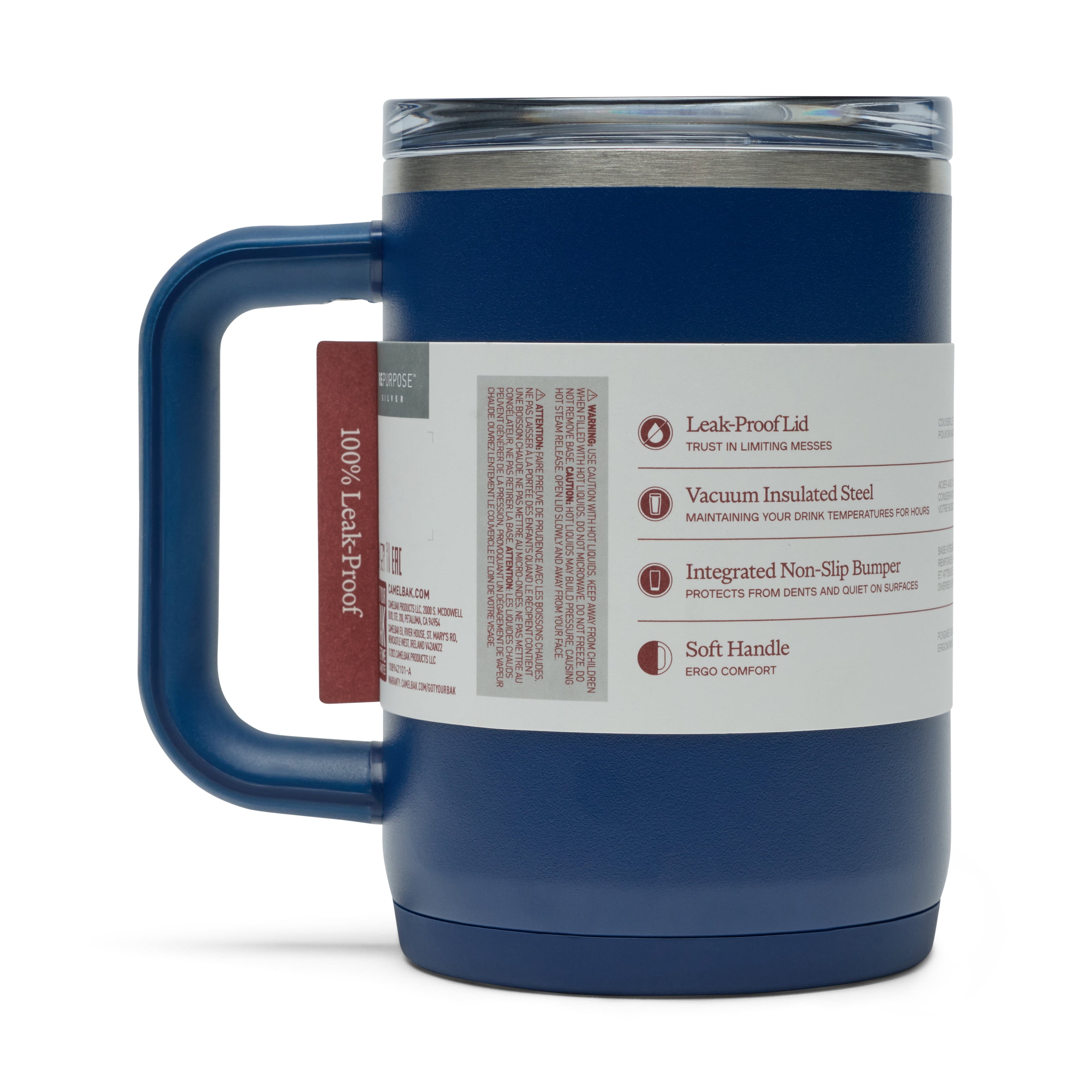 Camelbak Thrive Mug, 16oz Stainless, Navy - OXQI