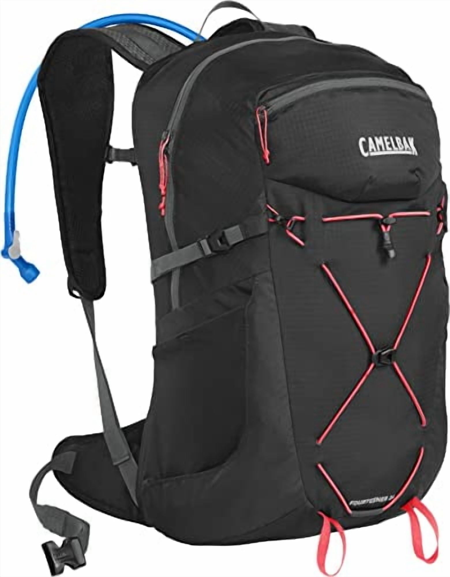 CAMELBAK WOMEN'S FOURTEENER 24 100OZ RESERVOIR HIKING - BLACK/FIERY CORAL - ULLA