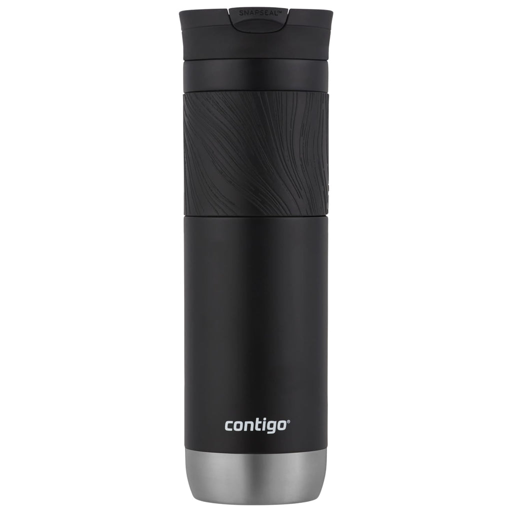 Contigo Byron 2.0 Stainless Steel Travel Mug with SNAPSEAL Lid and Grip in Black, 24 fl oz. - 6Q2C