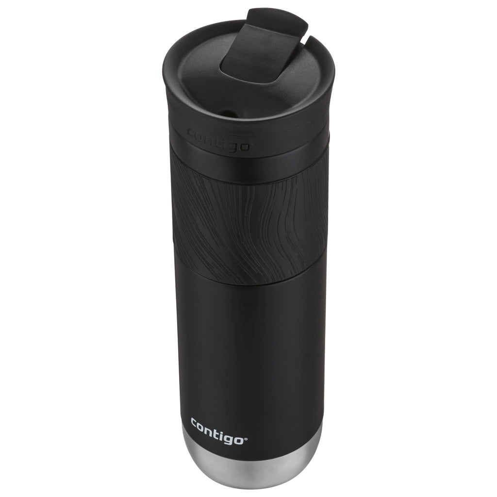 Contigo Byron 2.0 Stainless Steel Travel Mug with SNAPSEAL Lid and Grip in Black, 24 fl oz. - 6Q2C