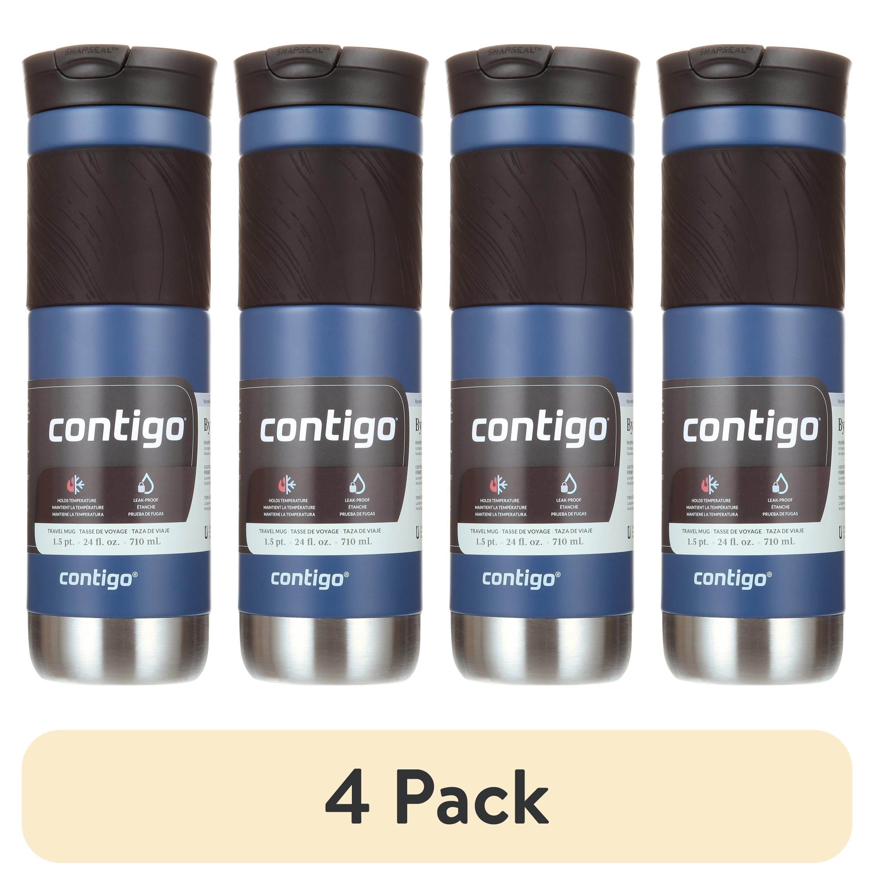 Contigo Byron 2.0 Stainless Steel Travel Mug with SNAPSEAL Lid and Grip in Black, 24 fl oz. - 6Q2C
