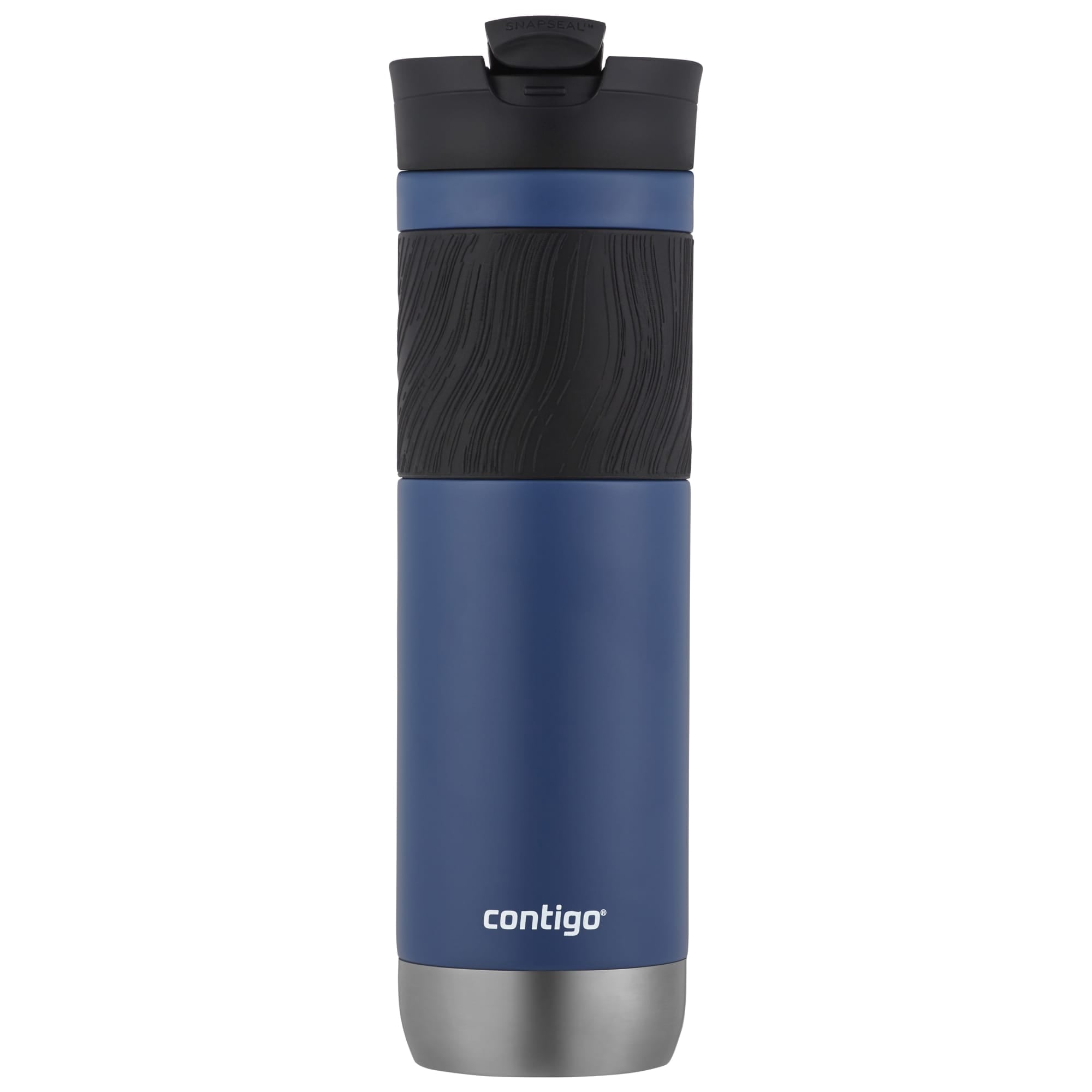 Contigo Byron 2.0 Stainless Steel Travel Mug with SNAPSEAL Lid and Grip in Black, 24 fl oz. - 6Q2C