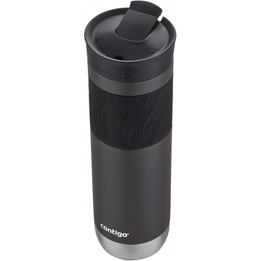 Contigo Byron 2.0 Stainless Steel Travel Mug with SNAPSEAL Lid and Grip in Black, 24 fl oz. - 6Q2C