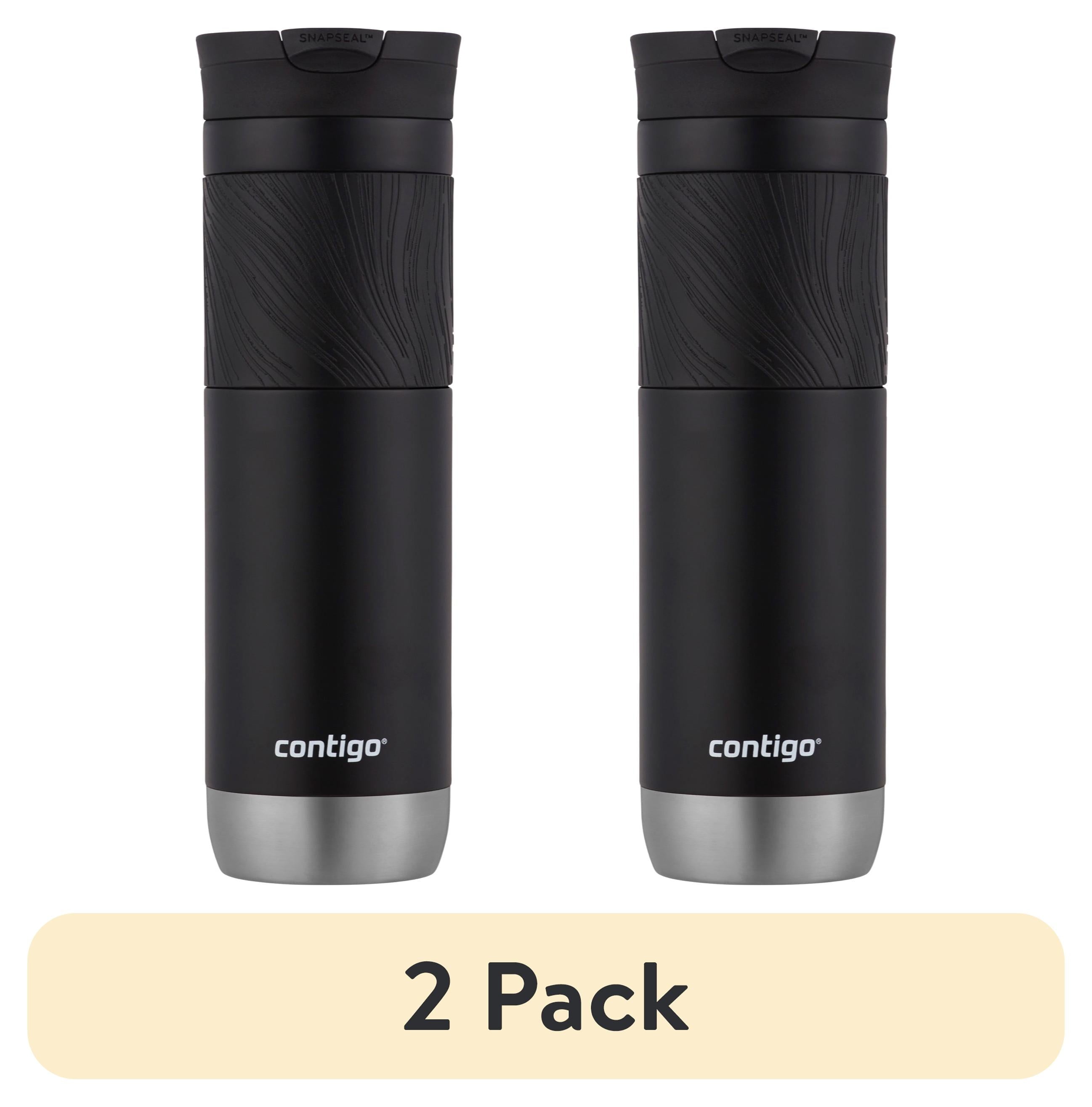 Contigo Byron 2.0 Stainless Steel Travel Mug with SNAPSEAL Lid and Grip in Black, 24 fl oz. - 6Q2C