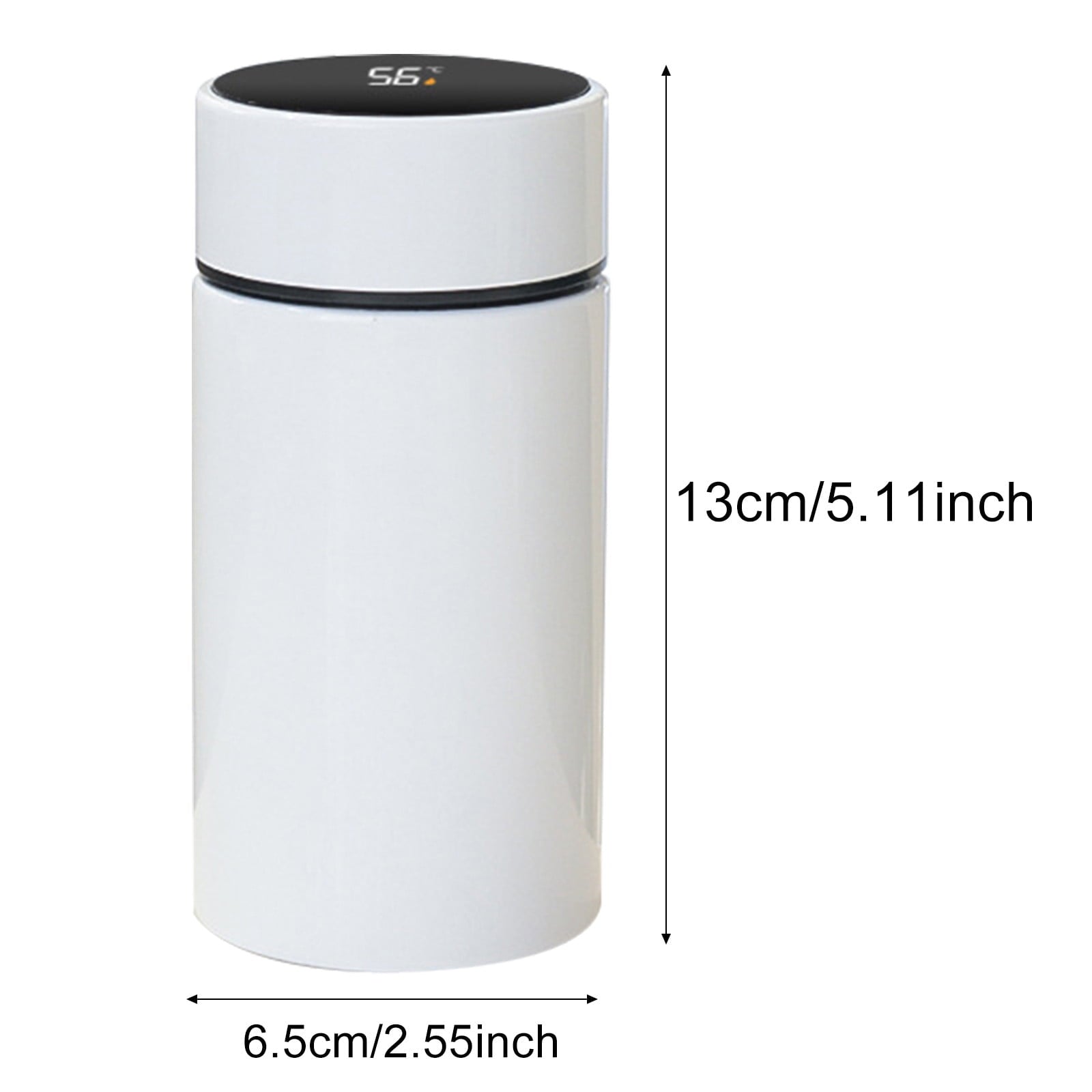 Stainless Steel Insulation Cup Cute Mini Portable Children Student Water Bottle Coffee Travel Mug LED Temperature Display Double Walled Vacuum Long Lasting Insulation - G4N6
