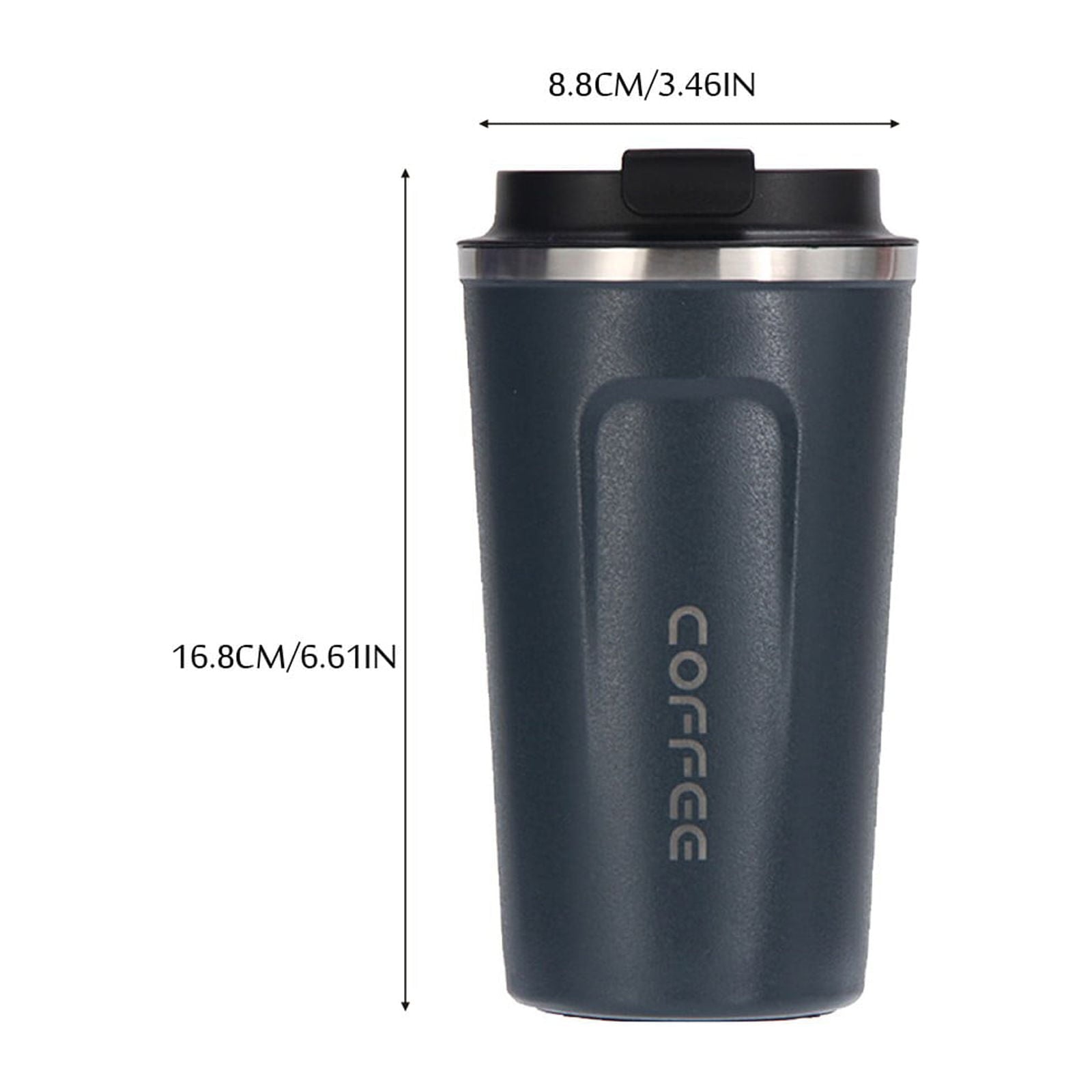 Stainless Steel Insulation Cup Cute Mini Portable Children Student Water Bottle Coffee Travel Mug LED Temperature Display Double Walled Vacuum Long Lasting Insulation - G4N6