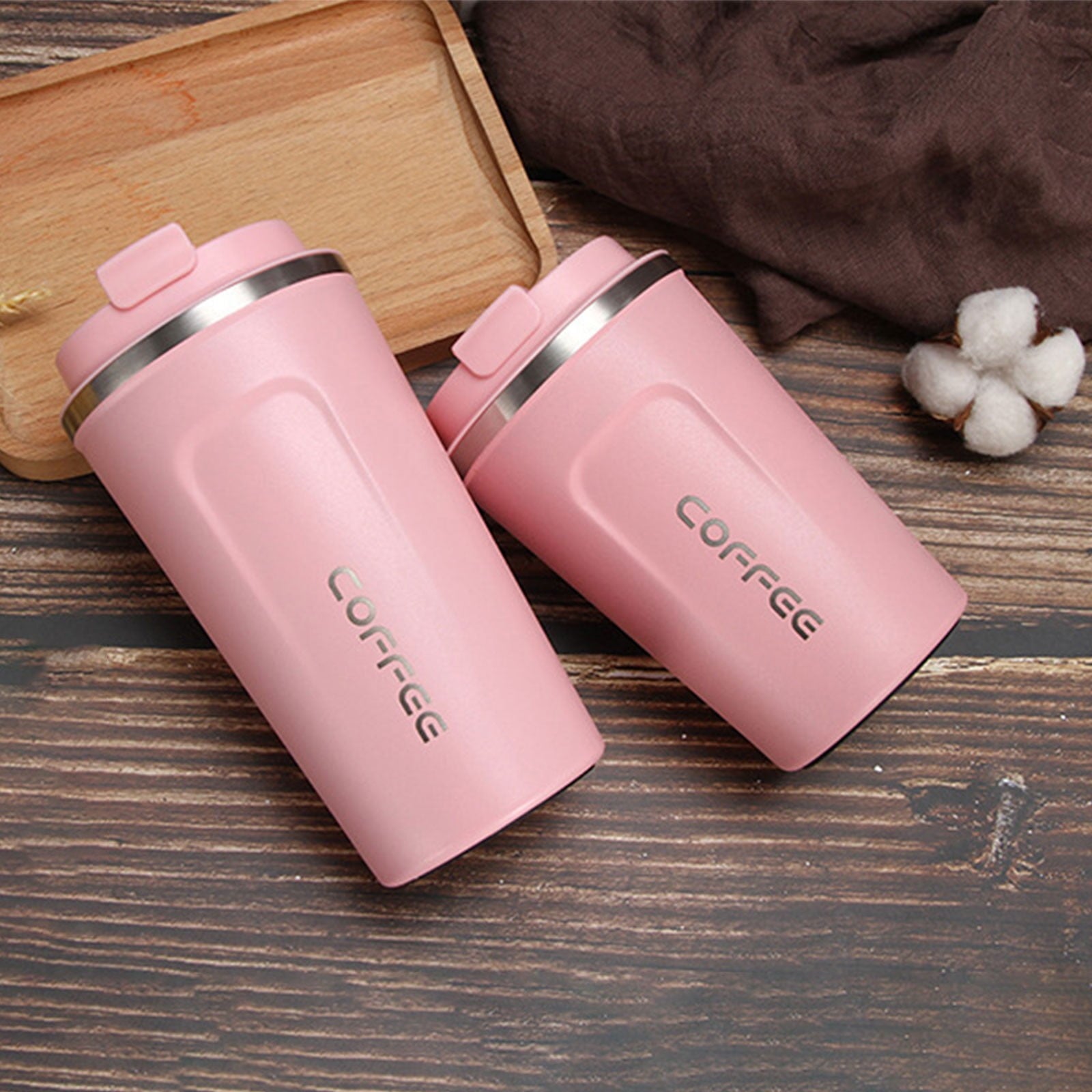 Stainless Steel Insulation Cup Cute Mini Portable Children Student Water Bottle Coffee Travel Mug LED Temperature Display Double Walled Vacuum Long Lasting Insulation - G4N6