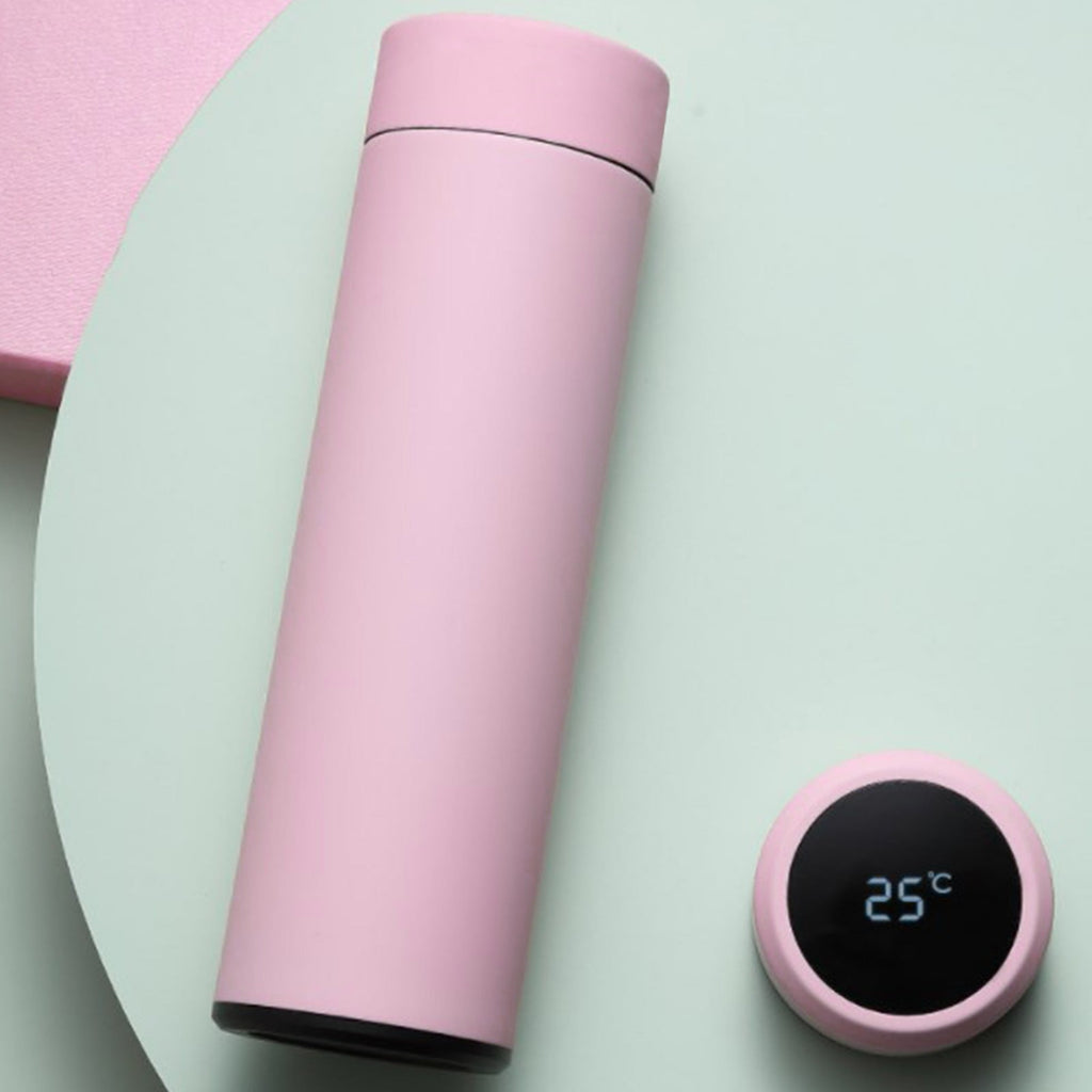 Stainless Steel Insulation Cup Cute Mini Portable Children Student Water Bottle Coffee Travel Mug LED Temperature Display Double Walled Vacuum Long Lasting Insulation - G4N6