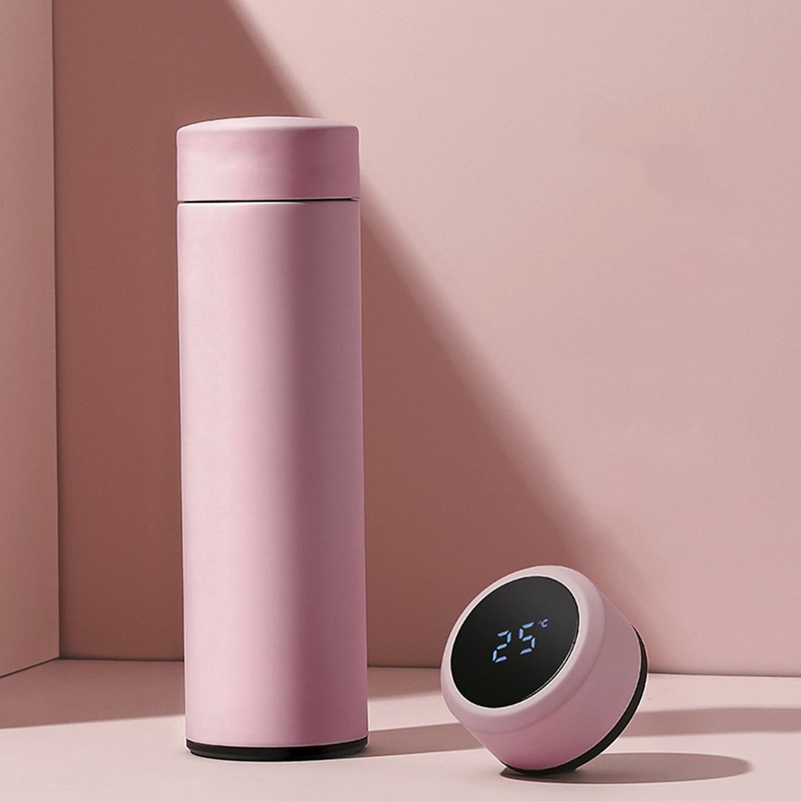 Stainless Steel Insulation Cup Cute Mini Portable Children Student Water Bottle Coffee Travel Mug LED Temperature Display Double Walled Vacuum Long Lasting Insulation - G4N6