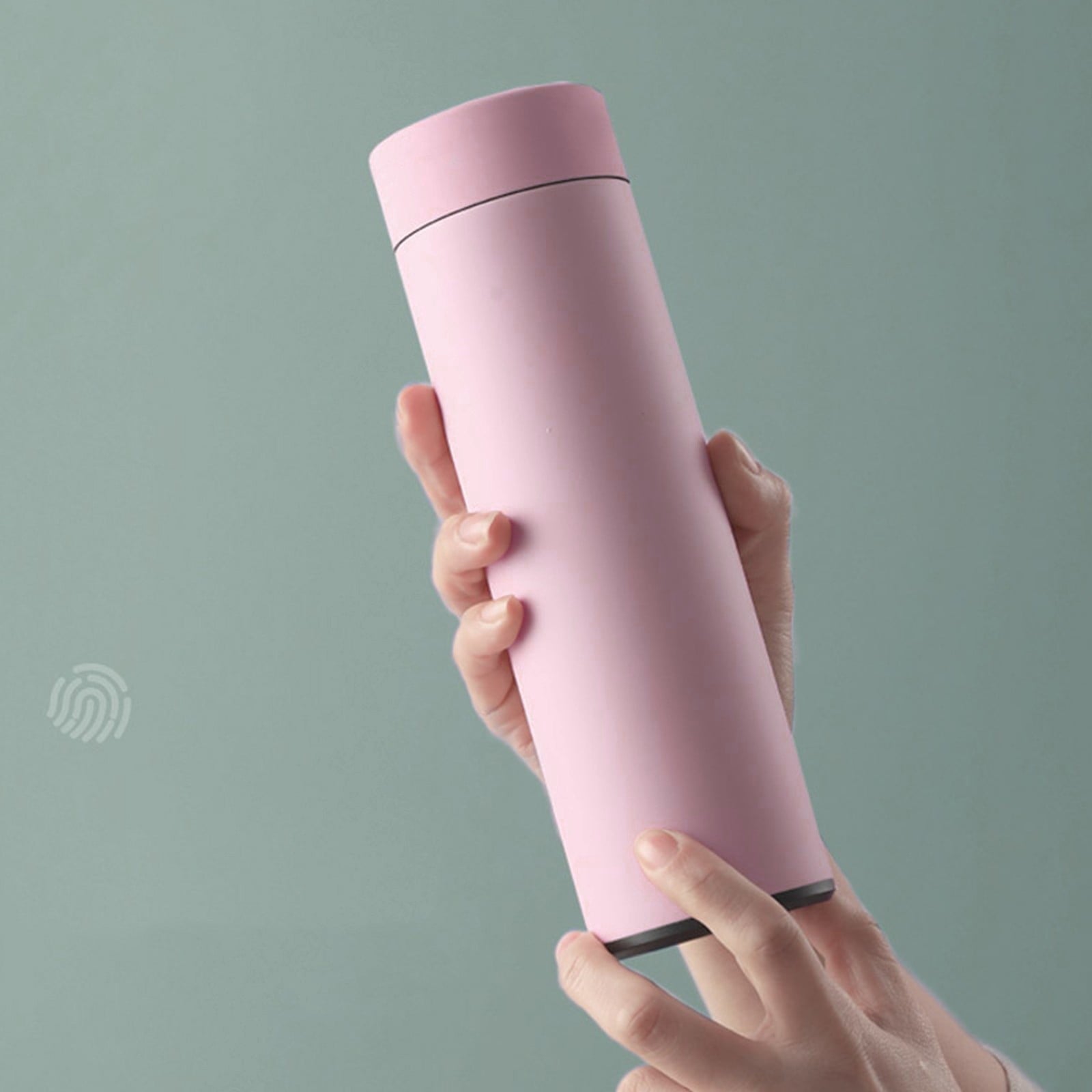 Stainless Steel Insulation Cup Cute Mini Portable Children Student Water Bottle Coffee Travel Mug LED Temperature Display Double Walled Vacuum Long Lasting Insulation - G4N6