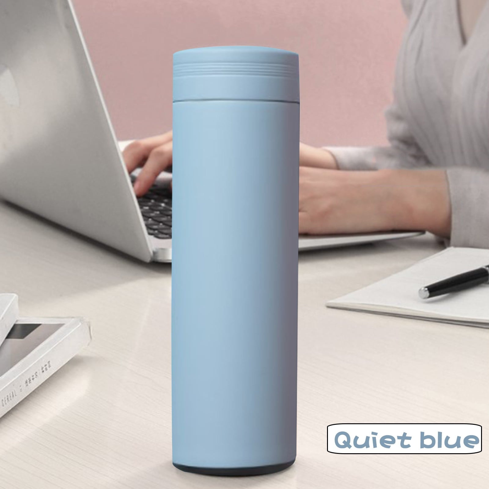 Stainless Steel Insulation Cup Cute Mini Portable Children Student Water Bottle Coffee Travel Mug LED Temperature Display Double Walled Vacuum Long Lasting Insulation - G4N6