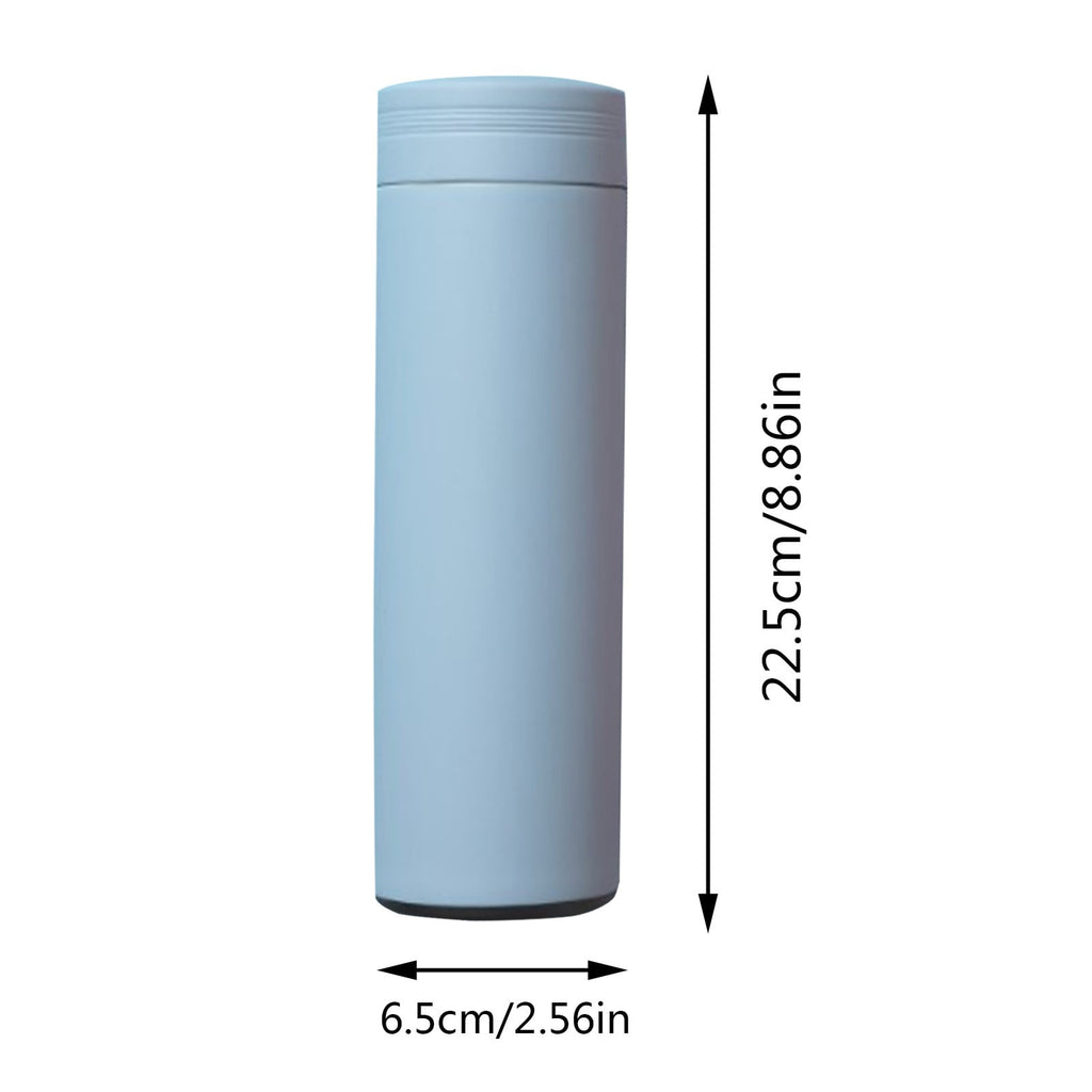 Stainless Steel Insulation Cup Cute Mini Portable Children Student Water Bottle Coffee Travel Mug LED Temperature Display Double Walled Vacuum Long Lasting Insulation - G4N6