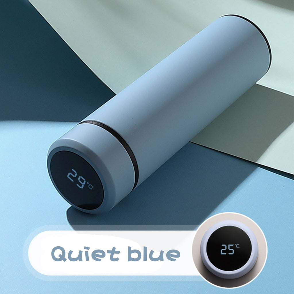 Stainless Steel Insulation Cup Cute Mini Portable Children Student Water Bottle Coffee Travel Mug LED Temperature Display Double Walled Vacuum Long Lasting Insulation - G4N6