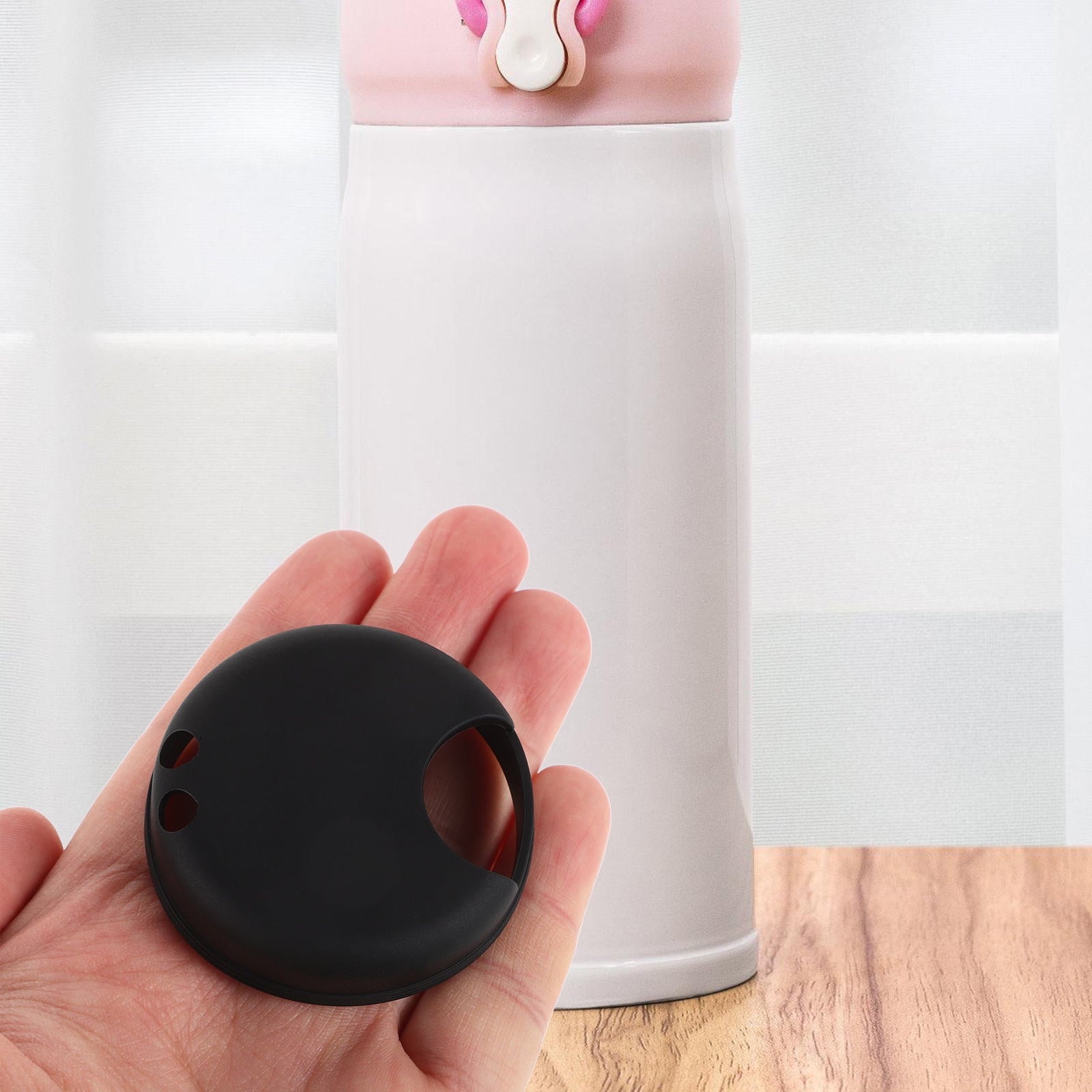 Masteelf 2pcs Splash Guarding Lid For Wide Mouth Bottle  Water Cup Anti-spill Intended Accessory Water Cup Lid Spill-proof Cap For Water Cup Compatible For Nalgene Easy Sipper - X2YF