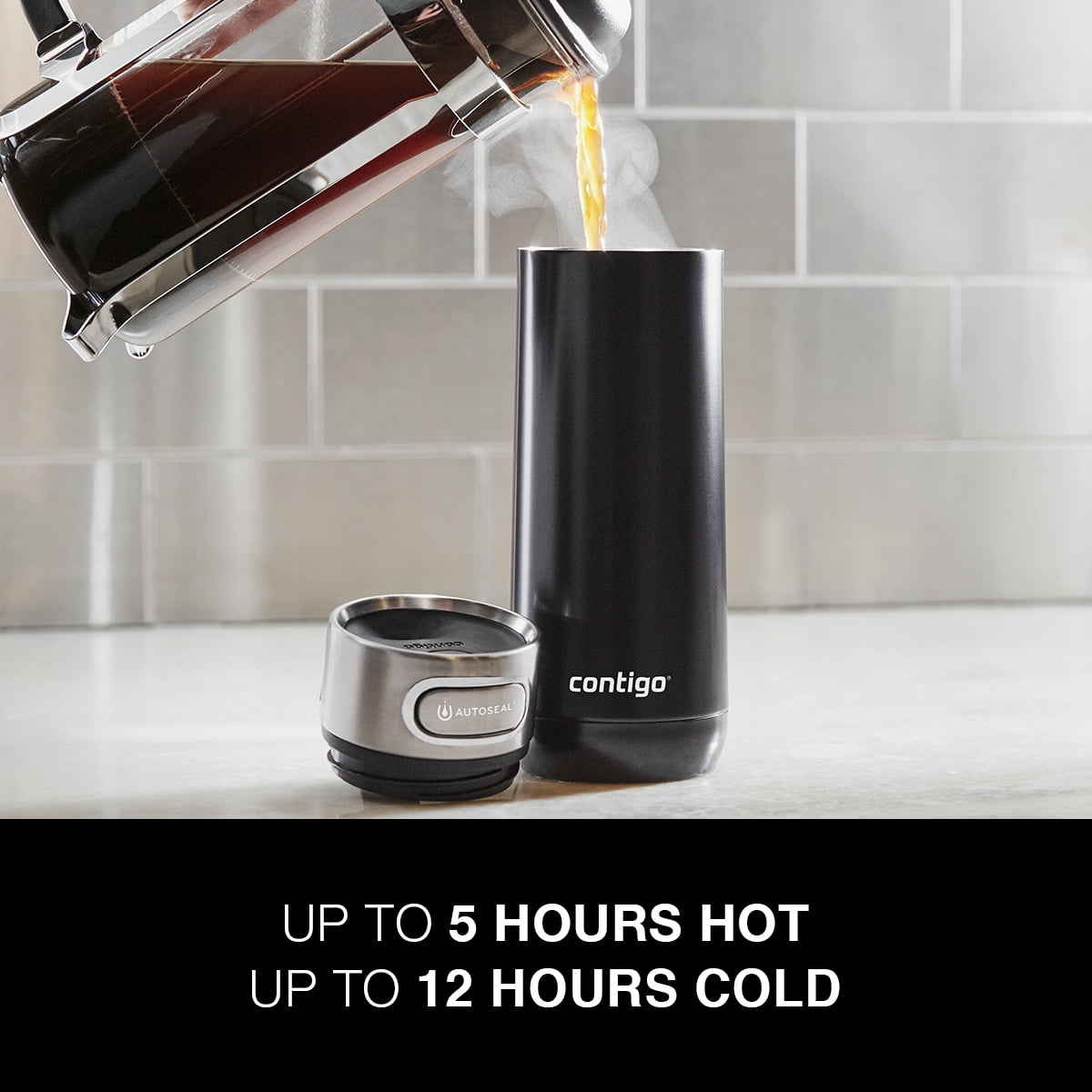 Contigo Luxe Stainless Steel Travel Mug with AUTOSEAL Lid Monaco, 16 fl oz. - O264