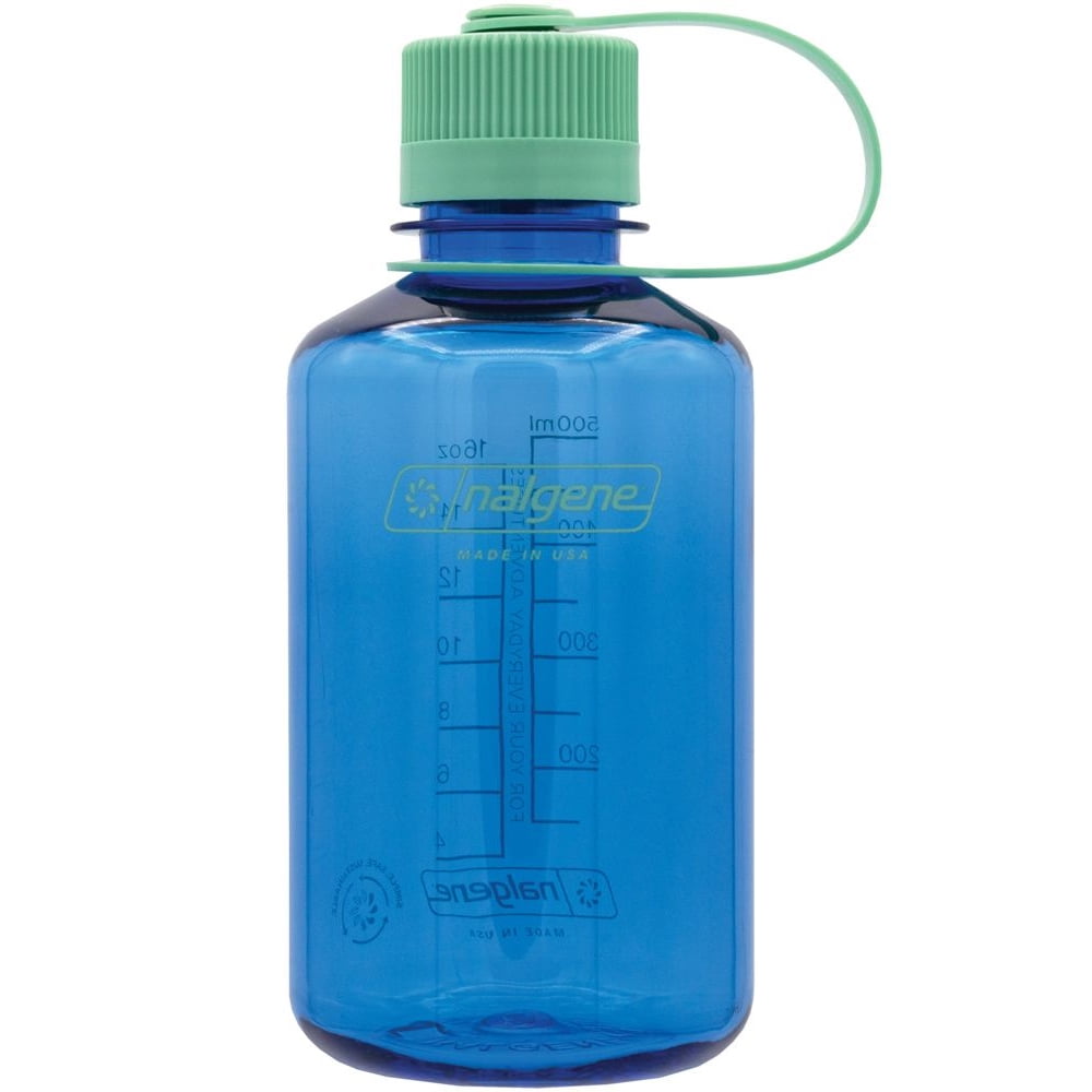 Nalgene Sustain 16 oz. Narrow Mouth Water Bottle - Cornflower Blue - NR6Z