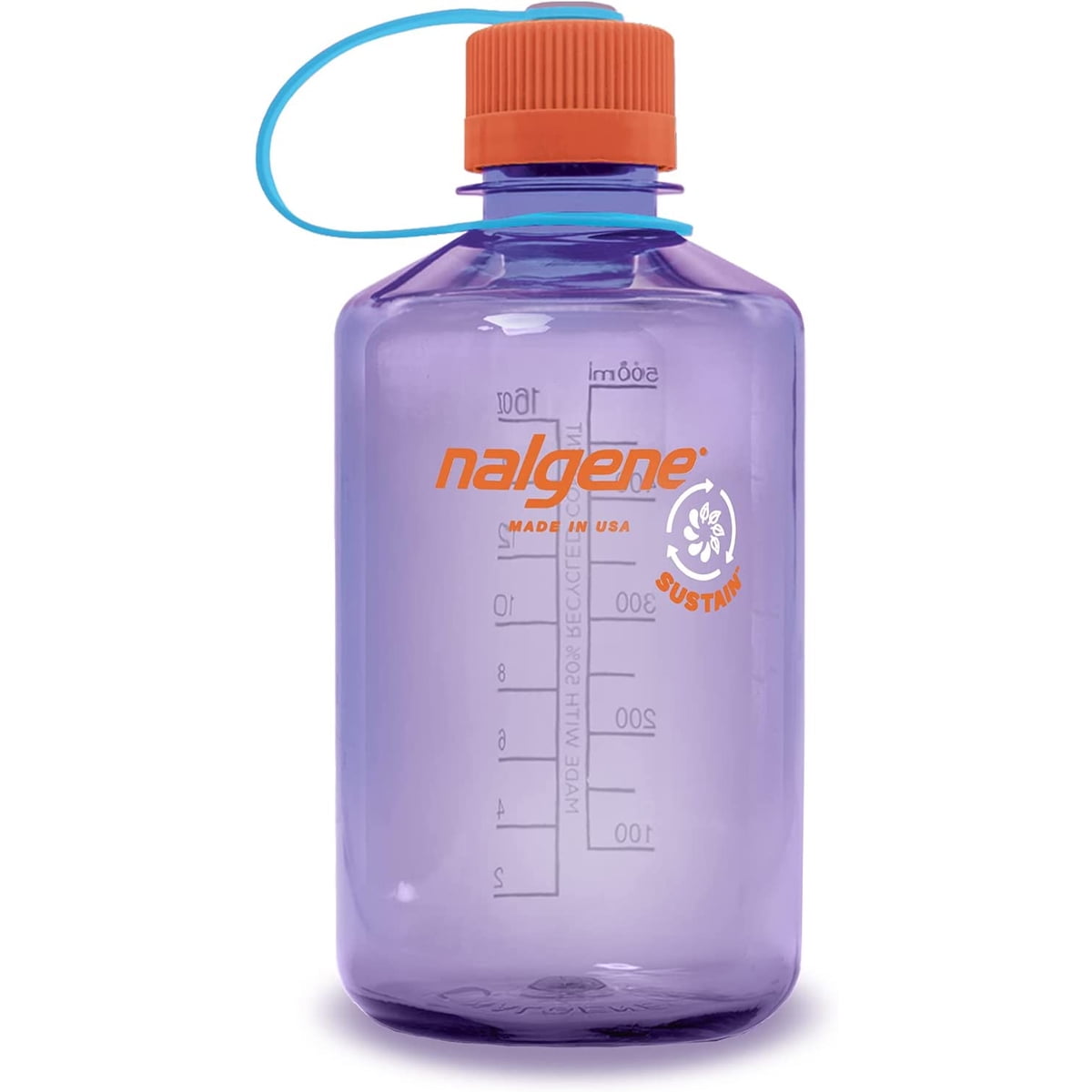 Nalgene Sustain 16 oz. Narrow Mouth Water Bottle - Cornflower Blue - NR6Z