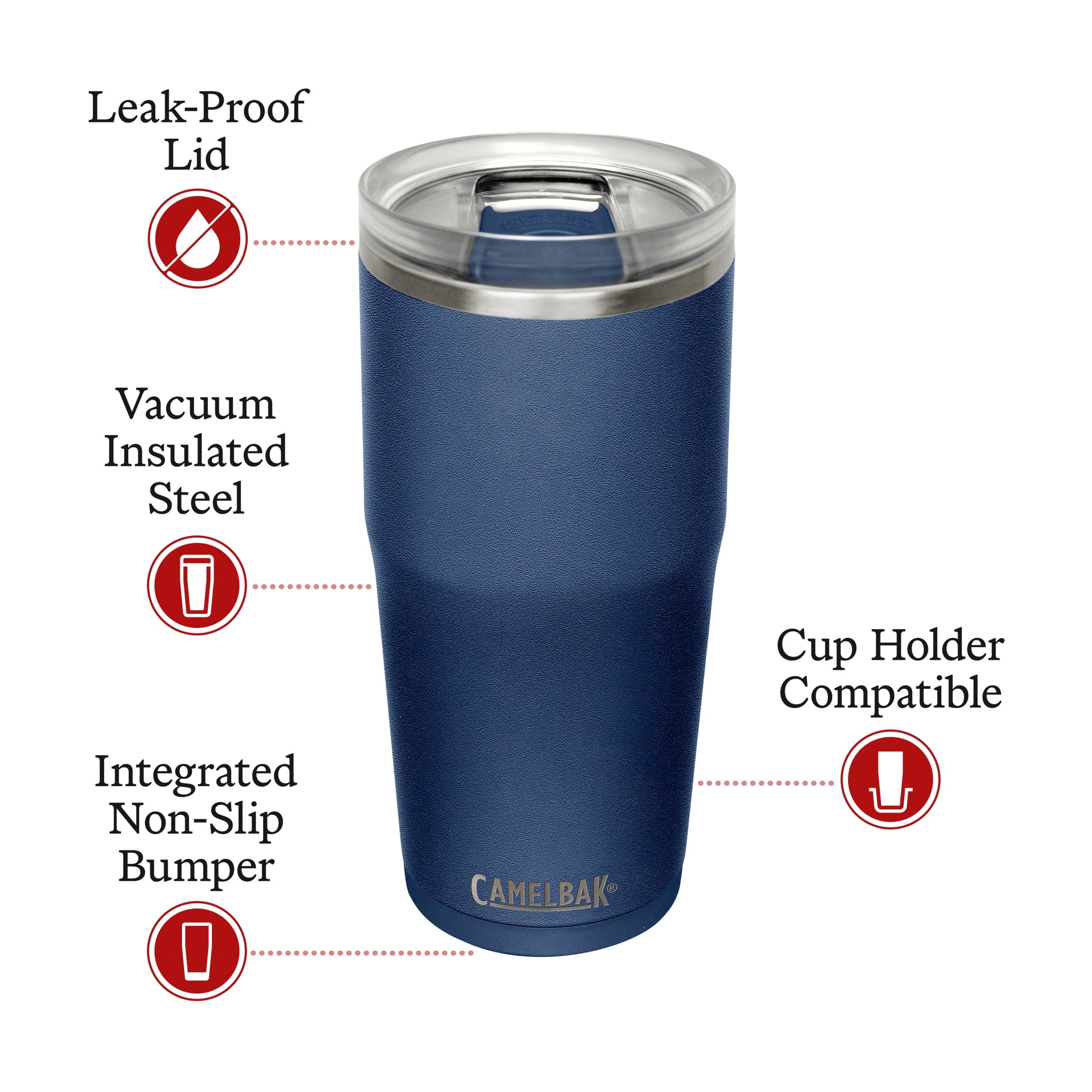 CamelBak Thrive™ Insulated Stainless Steel Tumbler, 20 oz, Navy - TLDZ