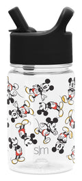 Simple Modern Disney 12oz Summit Kids Tritan Water Bottle with Straw Lid for Toddler - Dishwasher Safe Travel Tumbler - Disney: Mickey Retro - QK53