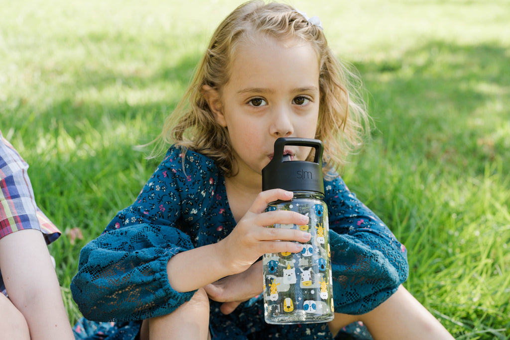 Simple Modern Disney 12oz Summit Kids Tritan Water Bottle with Straw Lid for Toddler - Dishwasher Safe Travel Tumbler - Disney: Mickey Retro - QK53