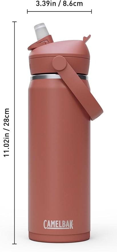 CamelBak Thrive™ Flip Straw Insulated Stainless Steel Water Bottle, 20oz, Moss - Z2ZB