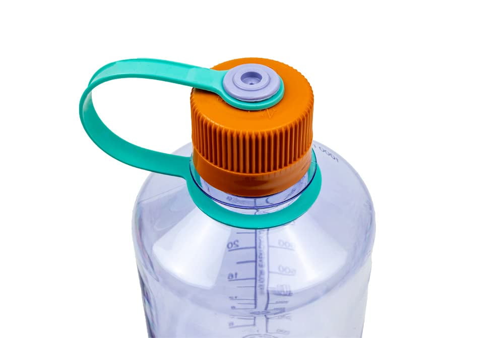 Nalgene Sustain Tritan BPA-Free Water Bottle Made with Material Derived from 50% Plastic Waste, 32 OZ, Narrow Mouth, Amethyst C30 - WMQO