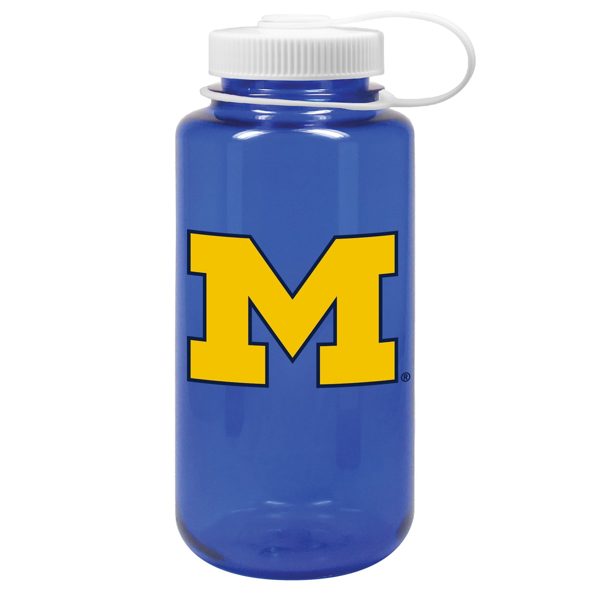 Navy Michigan Wolverines 32oz. Nalgene Sustainable Wide Mouth Water Bottle - UPYS
