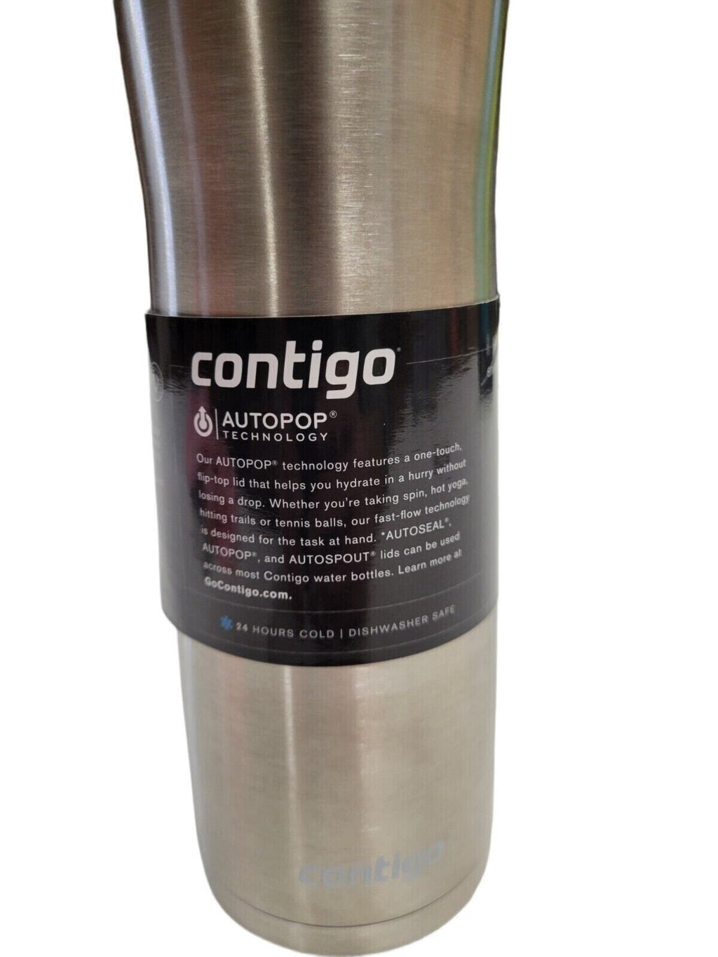 Contigo 20 oz. Jackson Chill 2.0 Water Bottle - Stainless Steel w/Licorice - DKTX