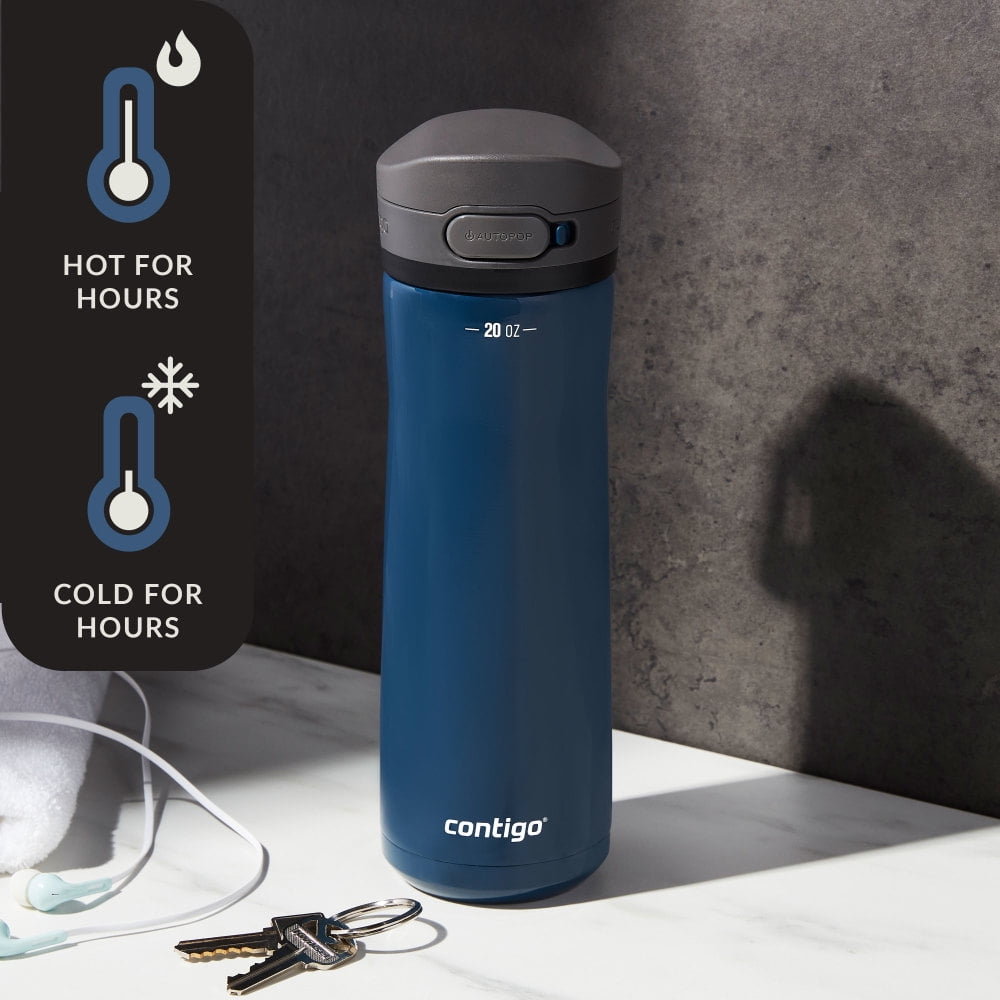 Contigo 20 oz. Jackson Chill 2.0 Water Bottle - Stainless Steel w/Licorice - DKTX